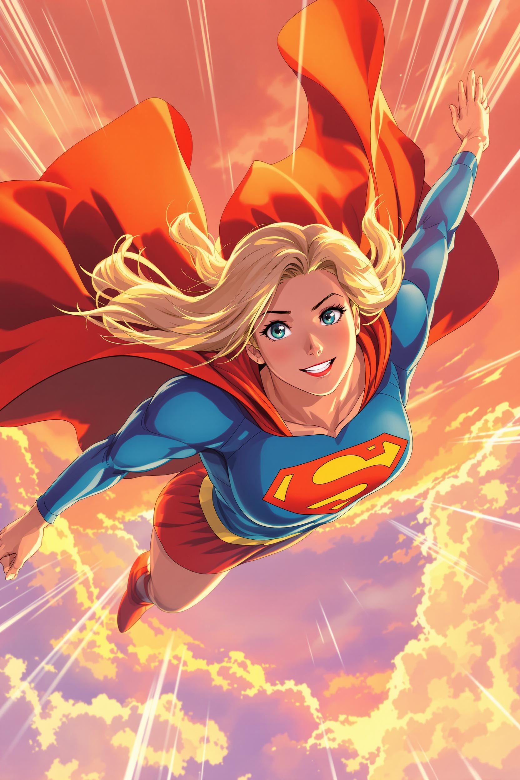 1990s Anime Supergirl