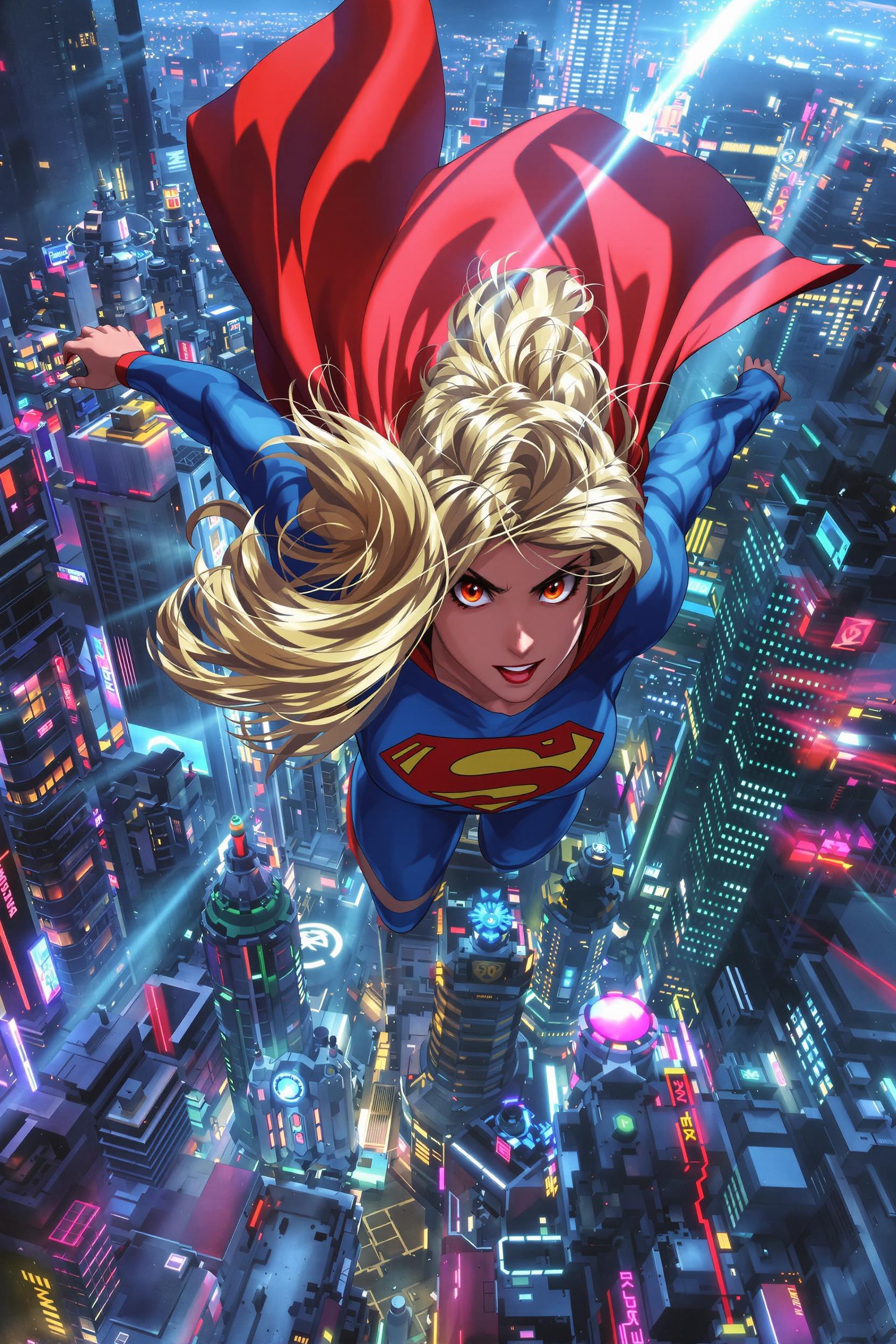 1990s Anime Supergirl