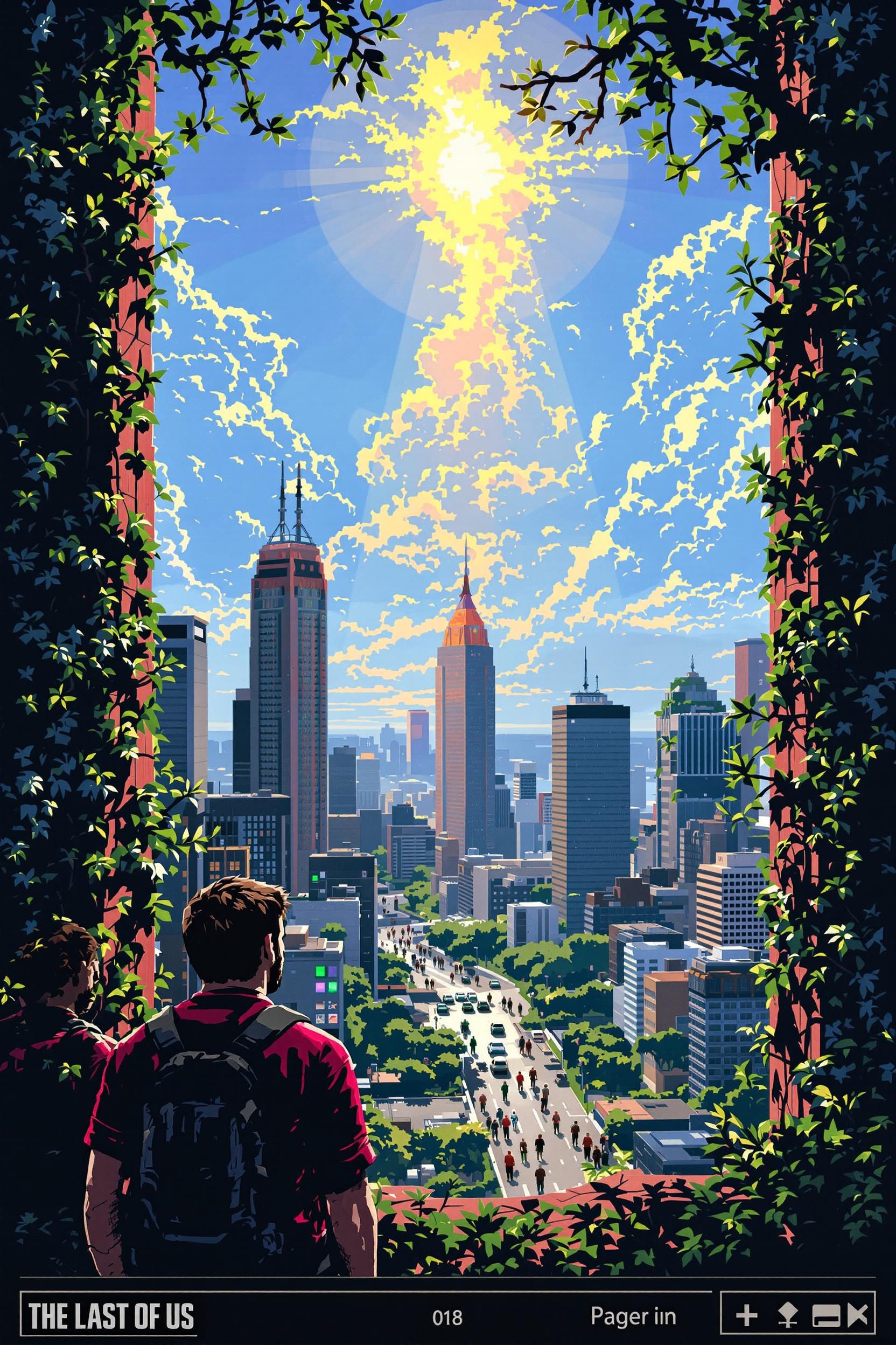 8-bit The Last Of Us Game Concept