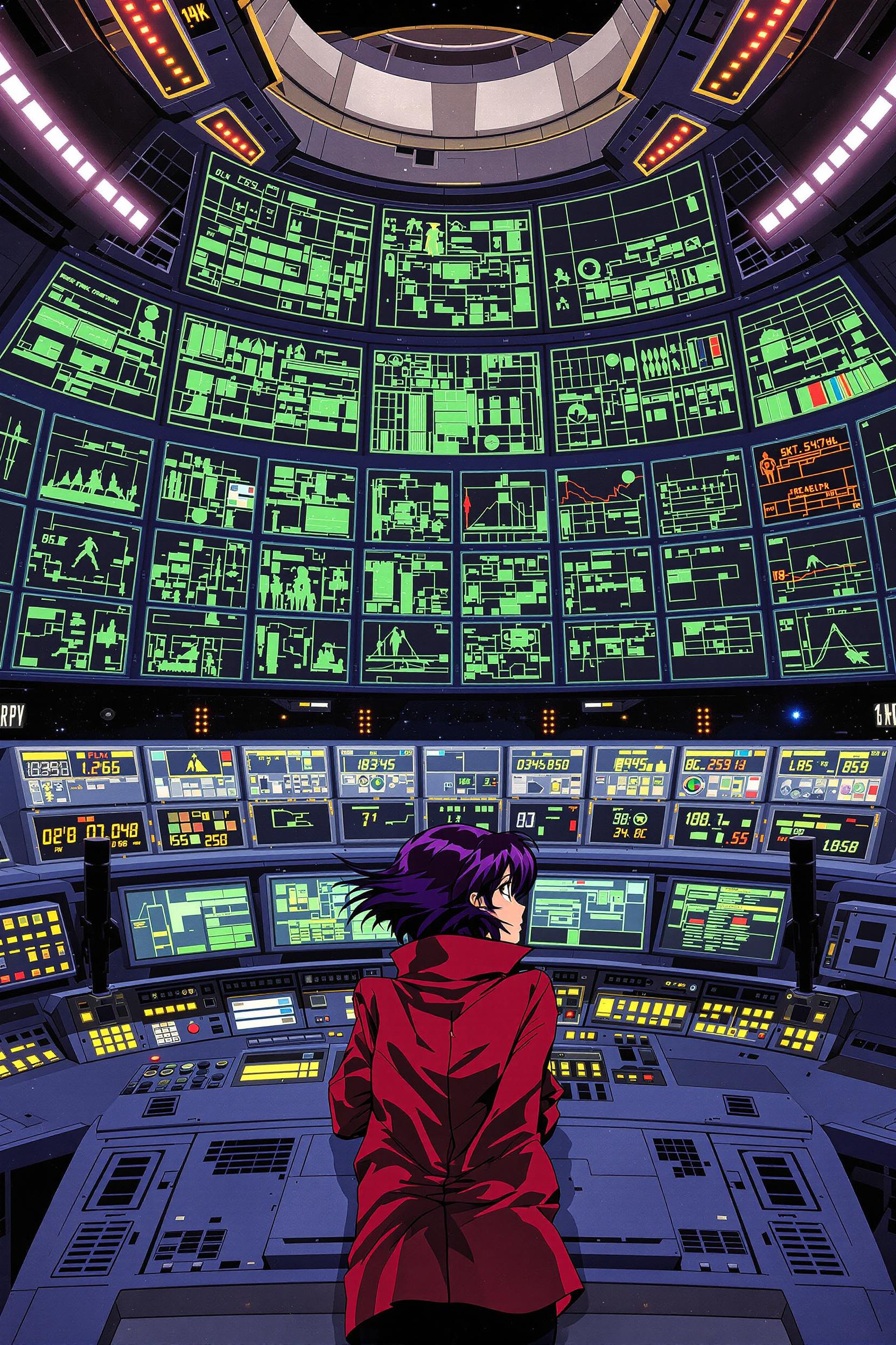 90s Anime Art Of Misato Katsuragi From Neon Genesis Evangelion