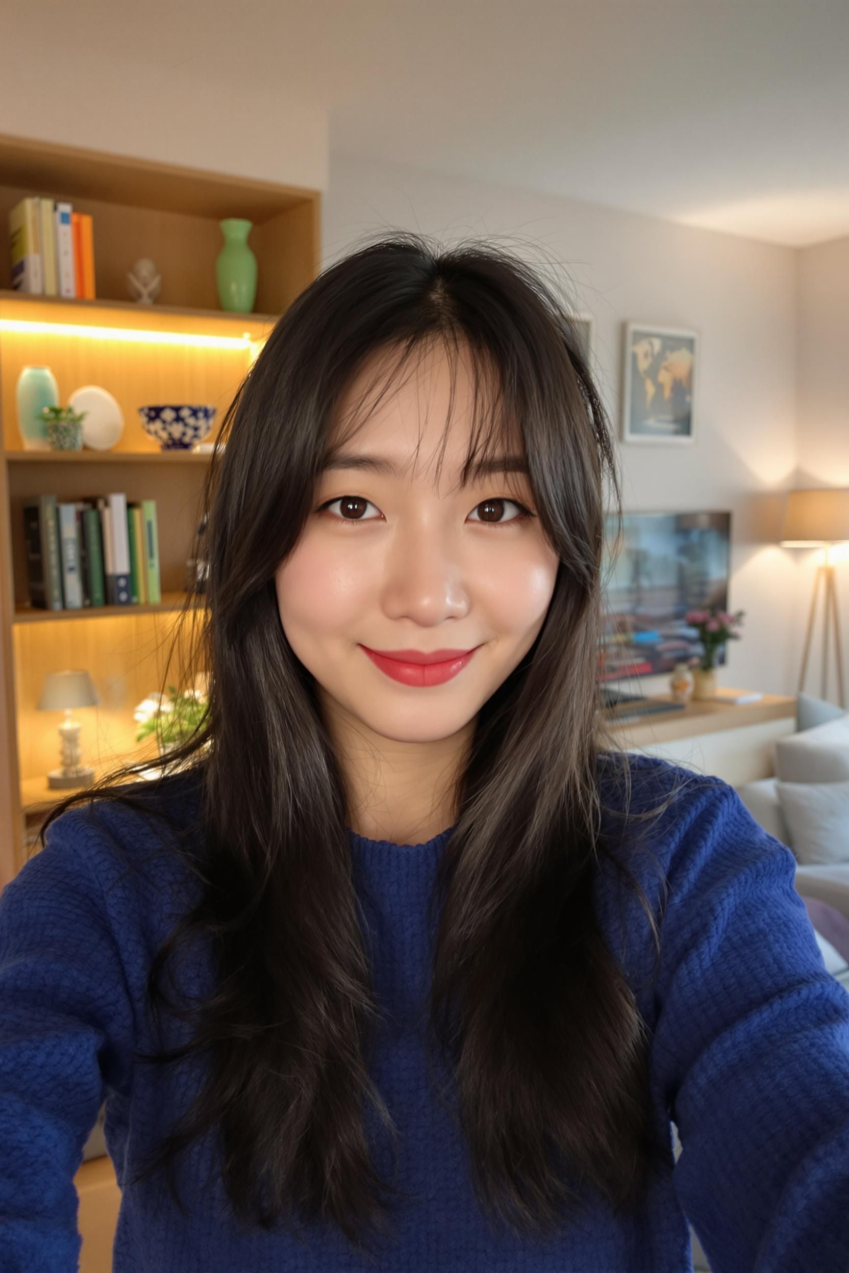 A 25-year-old Korean Woman Selfie