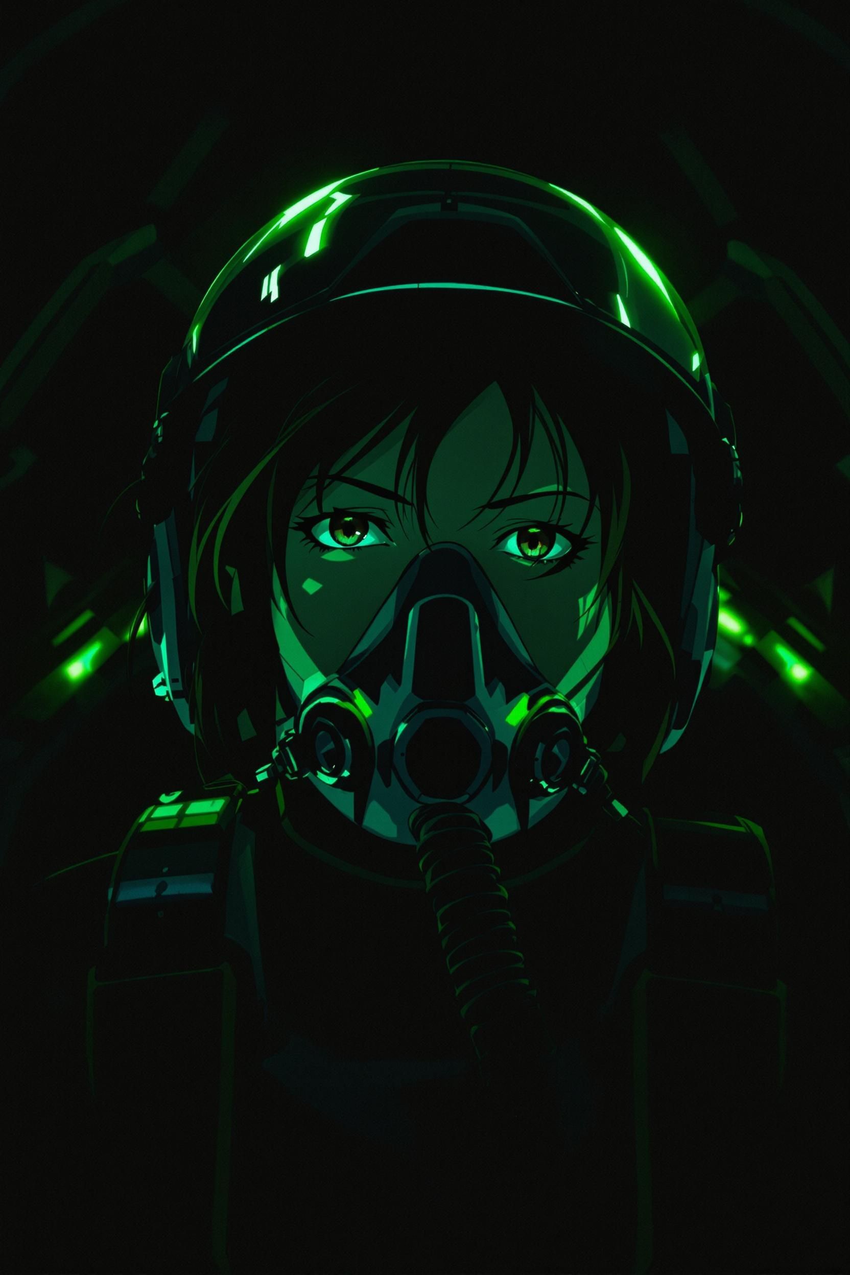 A Beautiful Brunette Pilot Girl