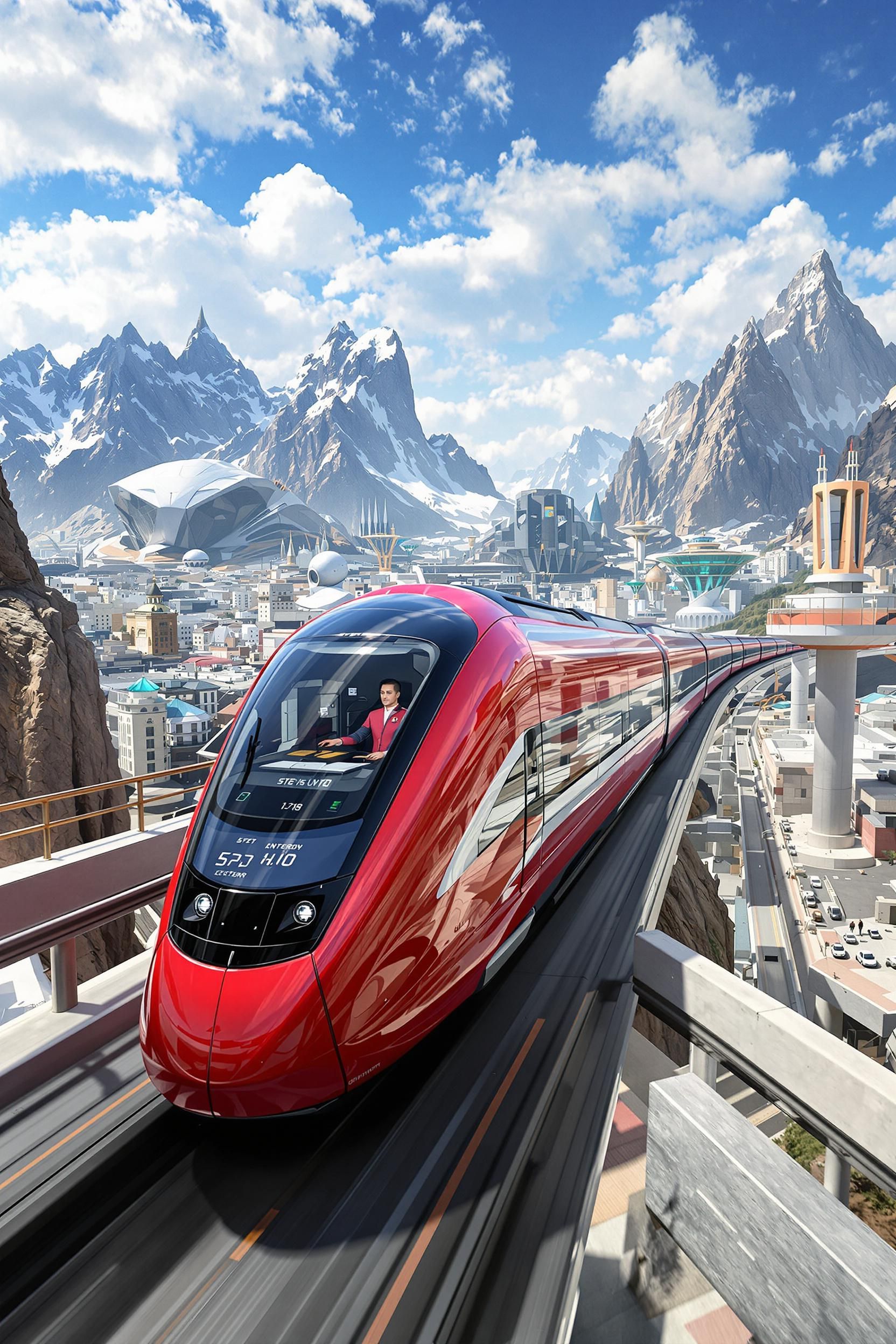 A Futuristic High Speed Passenger Train