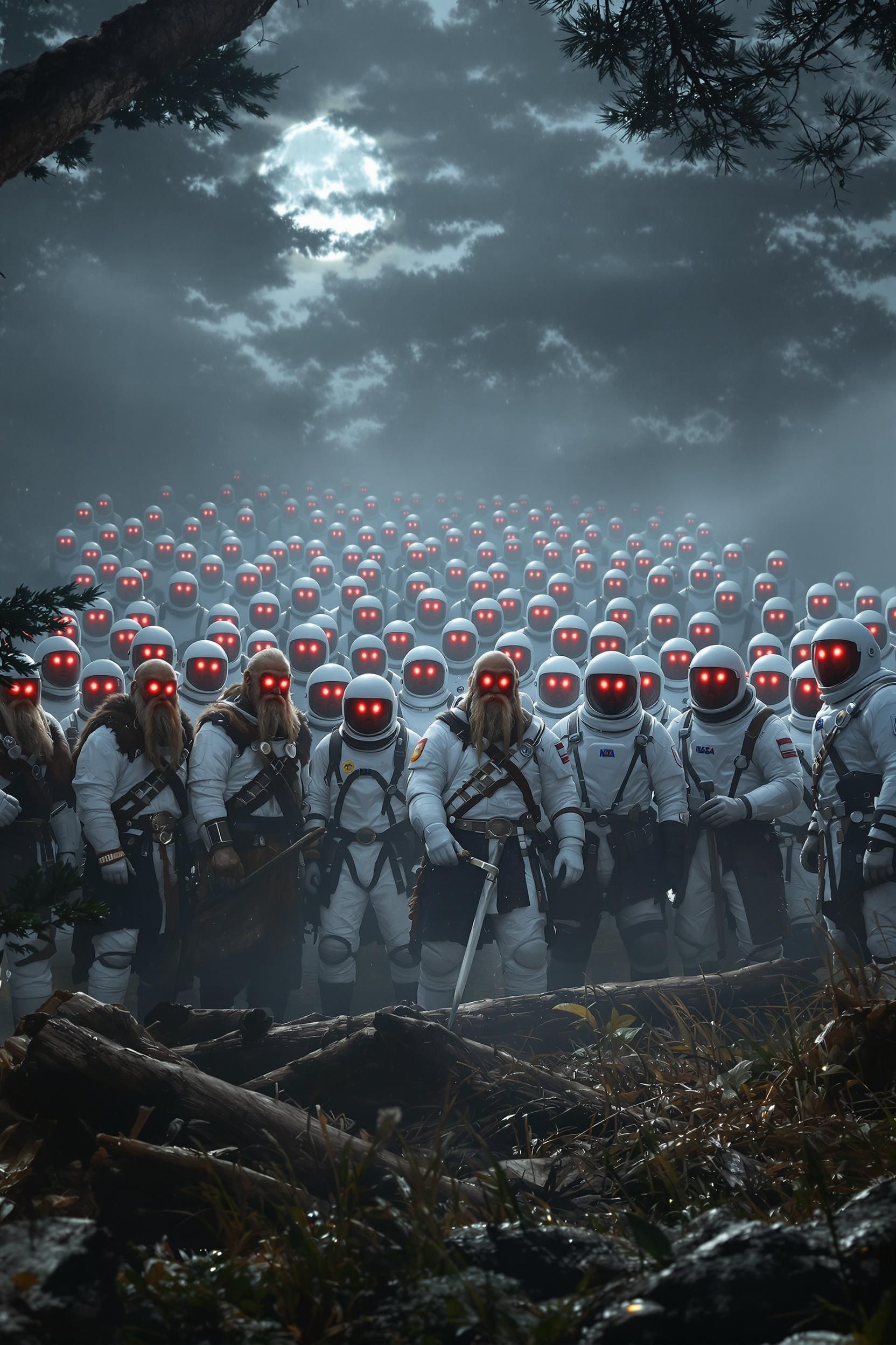 A Group Of 20 Viking Elders