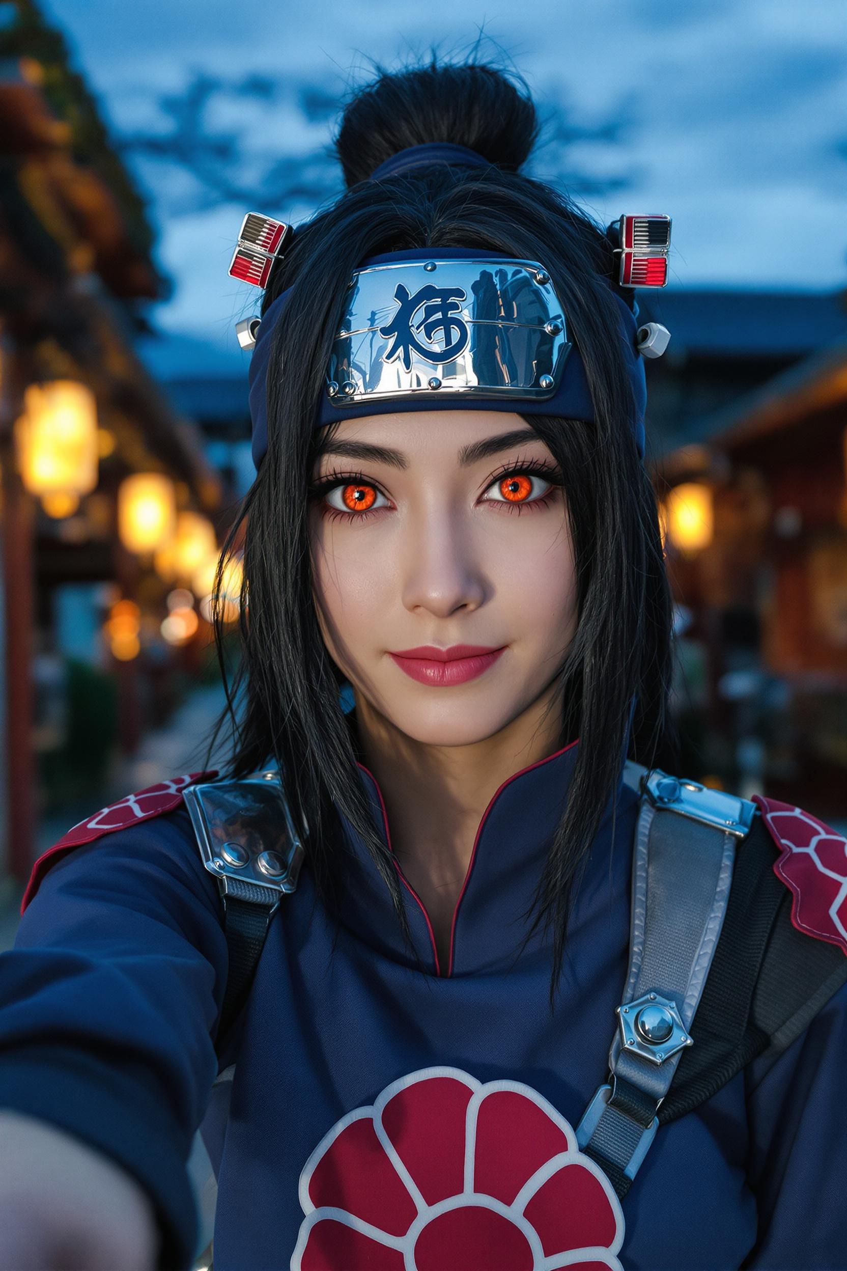 A Lifelike Selfie Captured From The Perspective Of A Phone Held In The Cosplayer’s Outstretched 