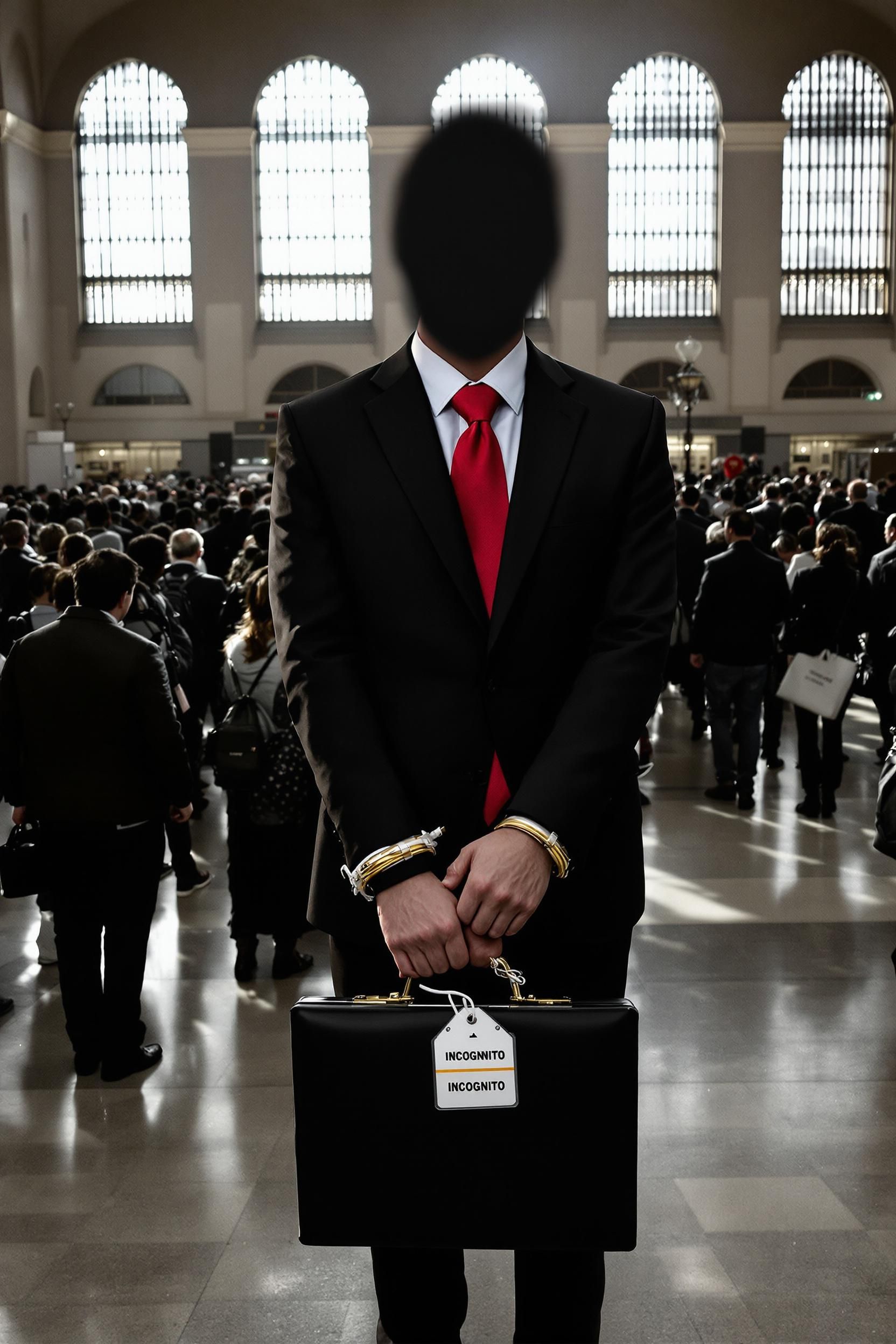 A Mysterious Figure With An Incognito Label