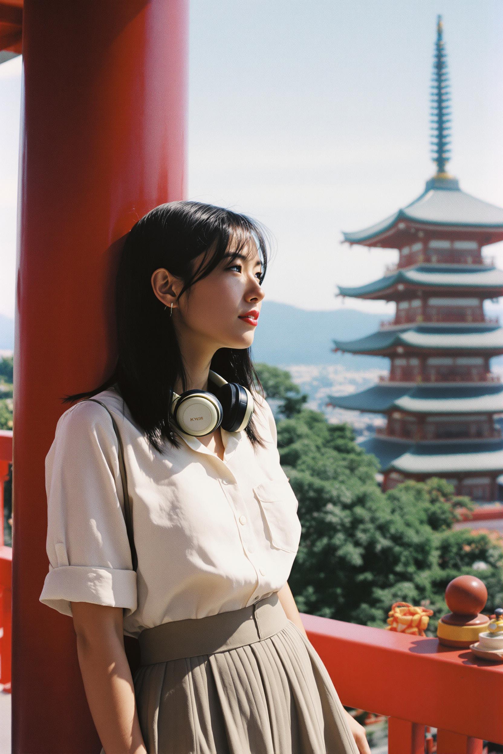 A Pretty Girl In Kyoto