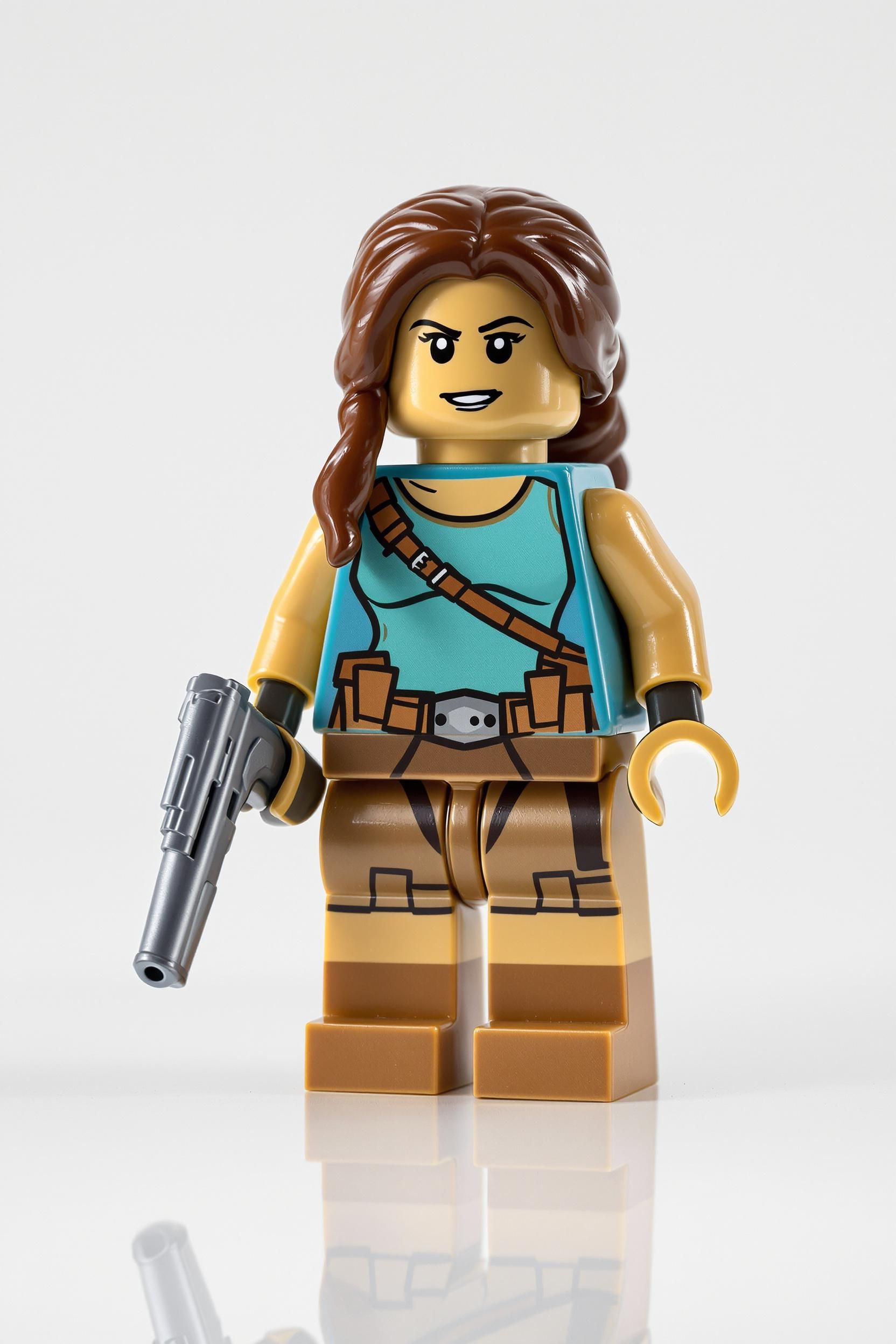A Professional Production Photo Of A Lara Croft Lego Figure 2