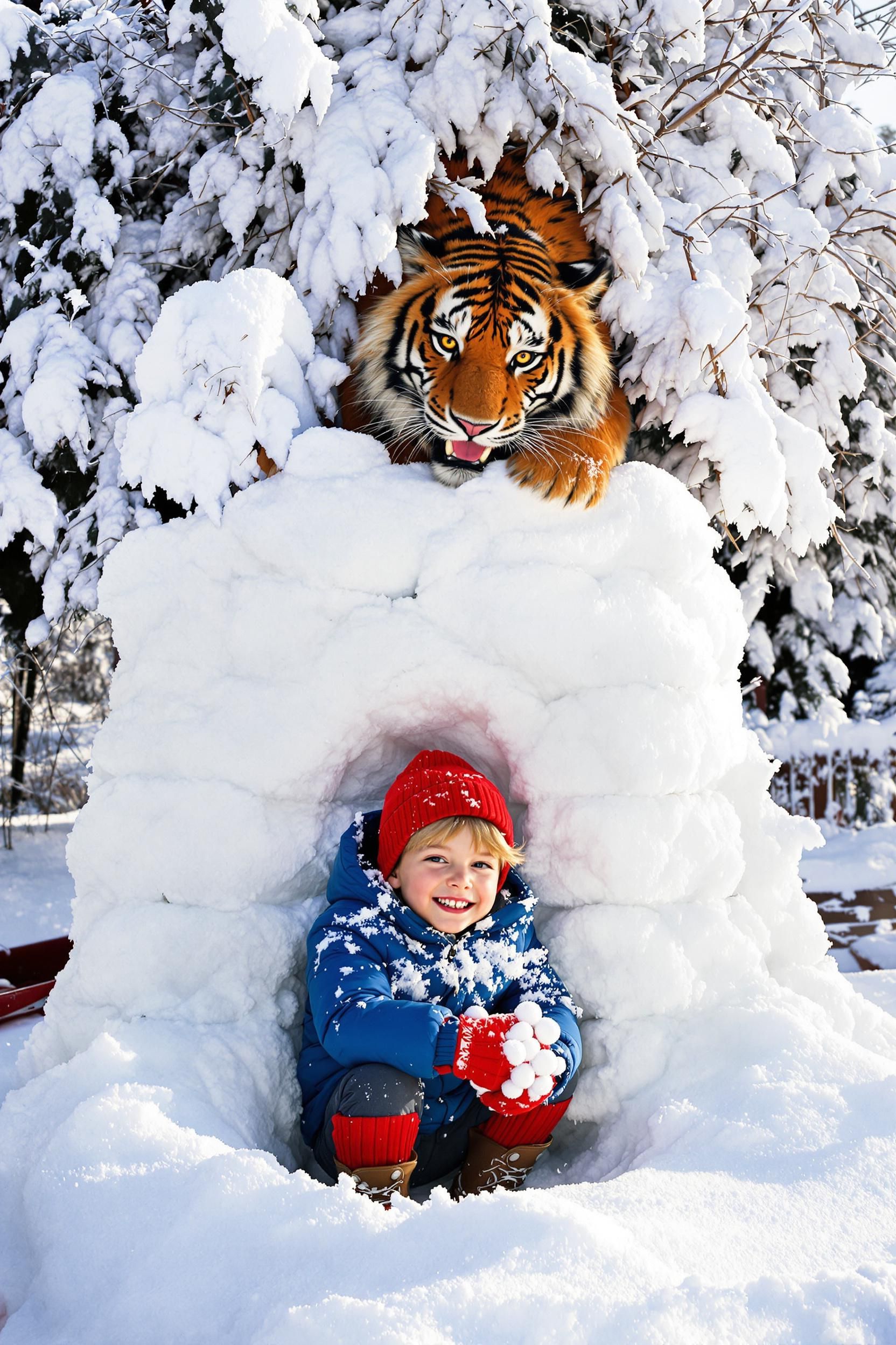 A Realistic Version Of Calvin And Hobbes