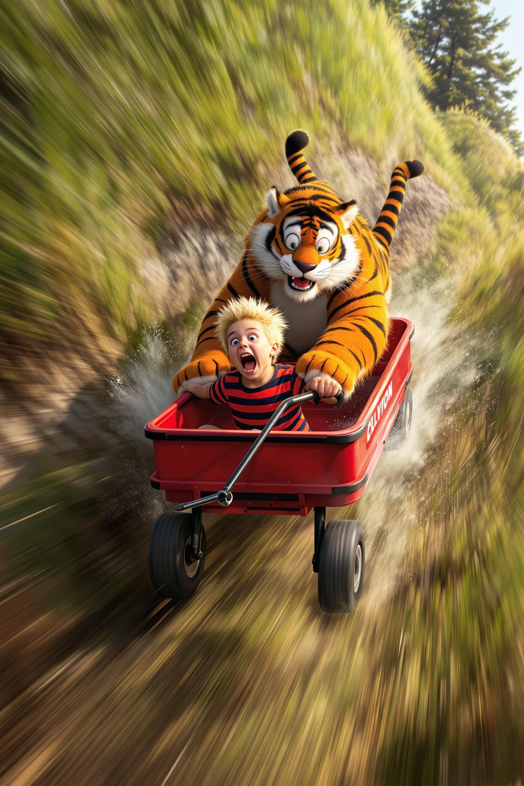 A Realistic Version Of Calvin And Hobbes