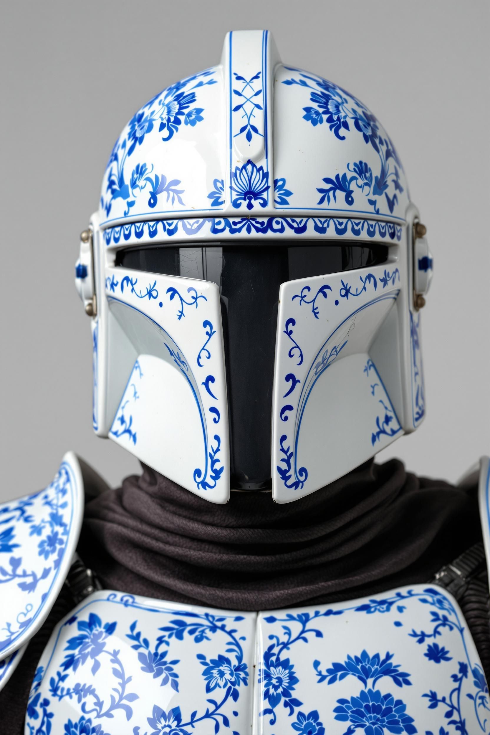 A Reimagined Mandalorian Warrior Standing Proudly