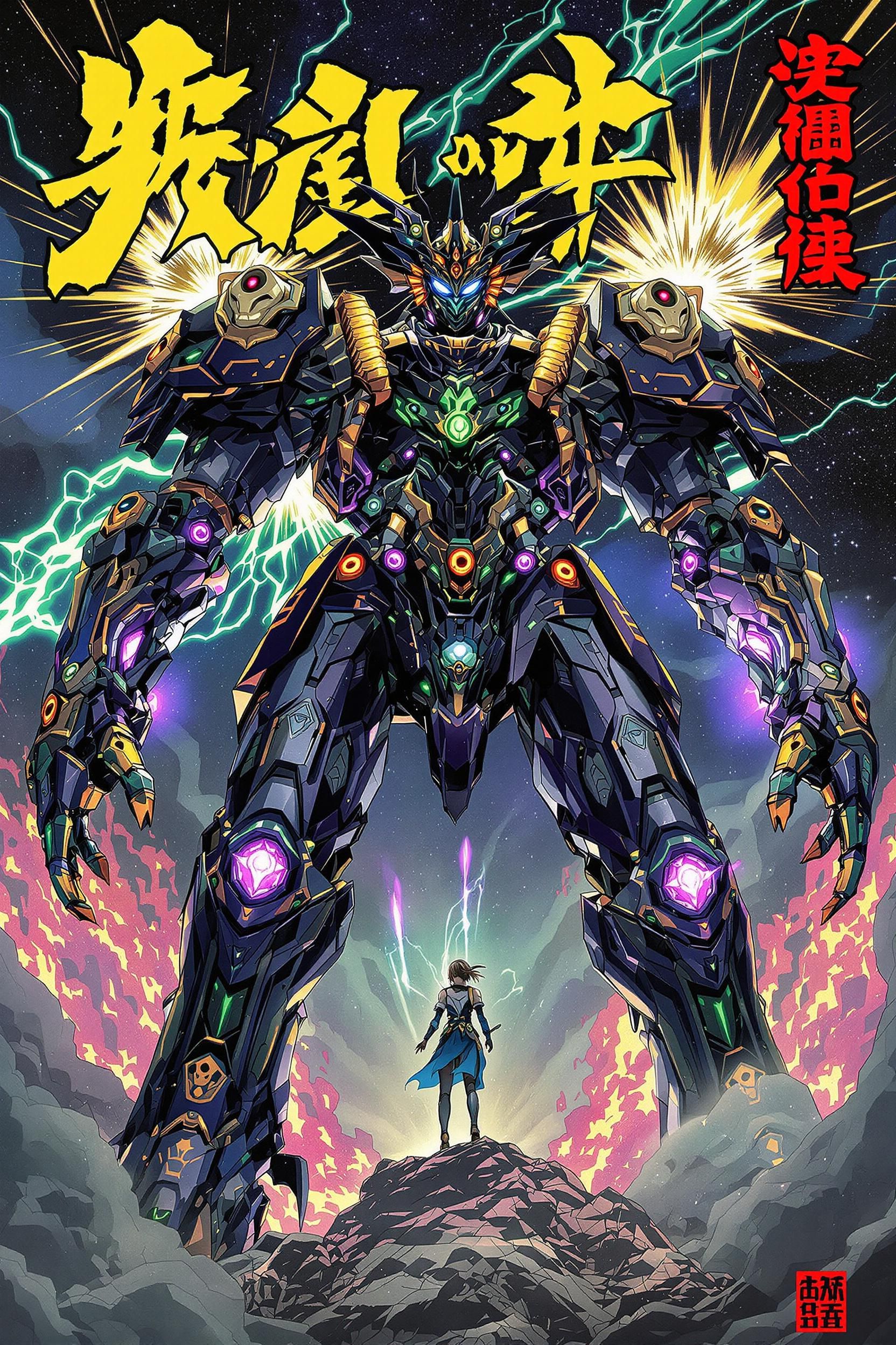 A Tech Samurai Piloting An Eldritch Mech 2