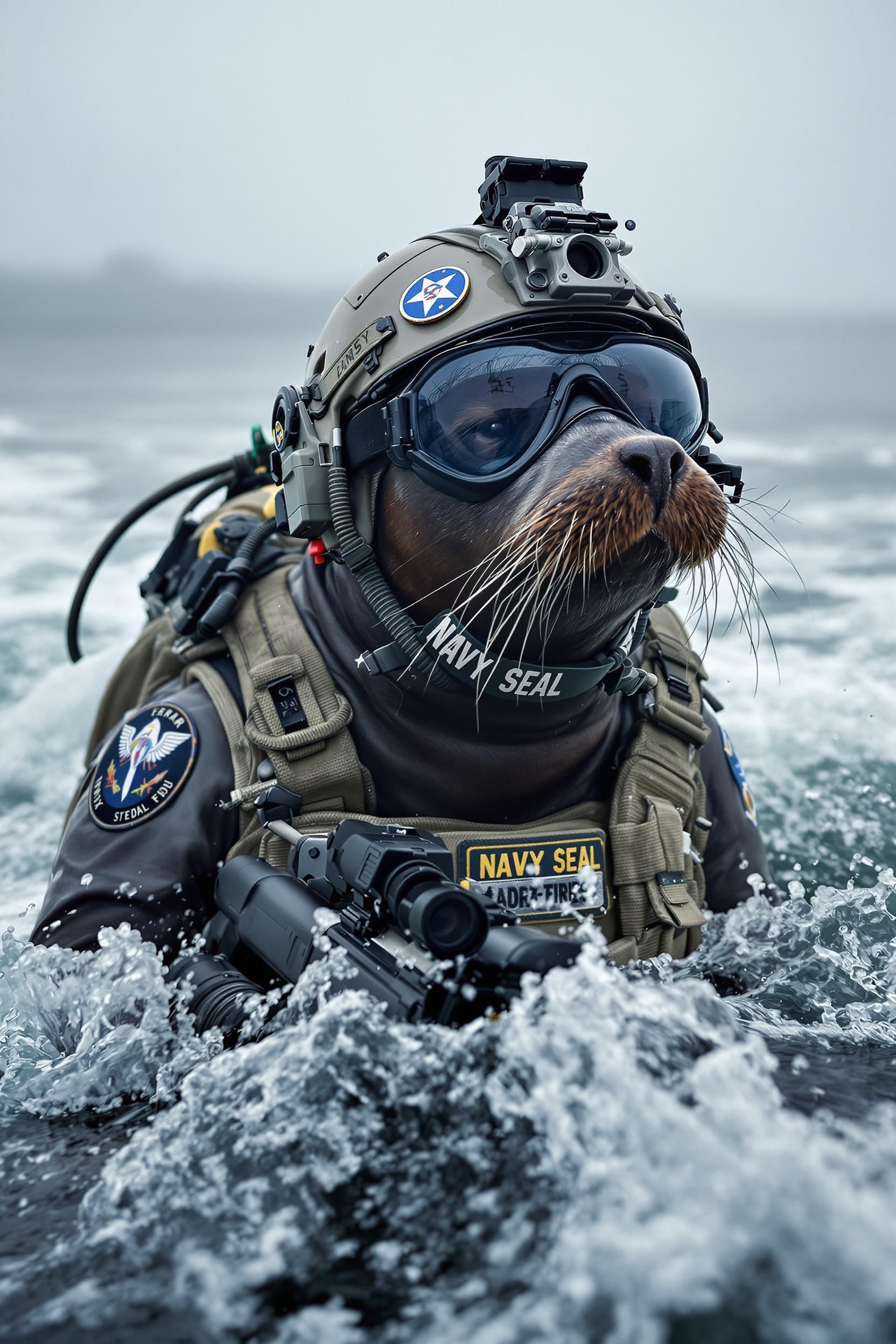 An Elite Navy SEAL—but It’s A Real Seal