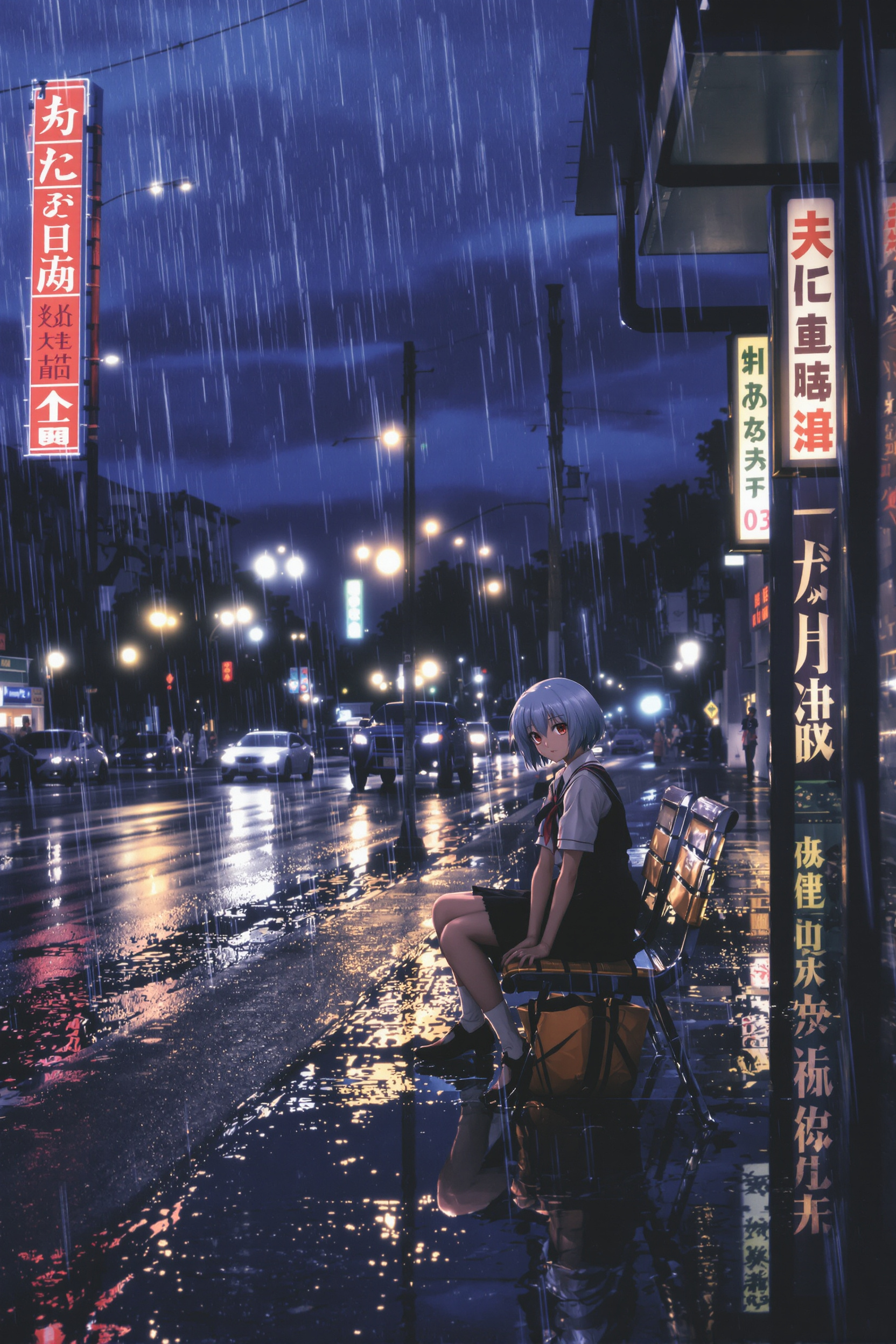 Anime Art Of Rei Ayanami
