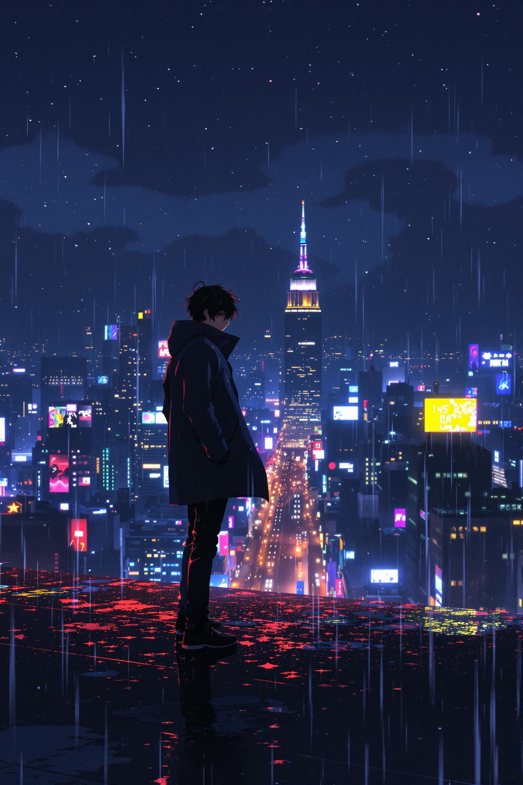 At The Top Of A Building