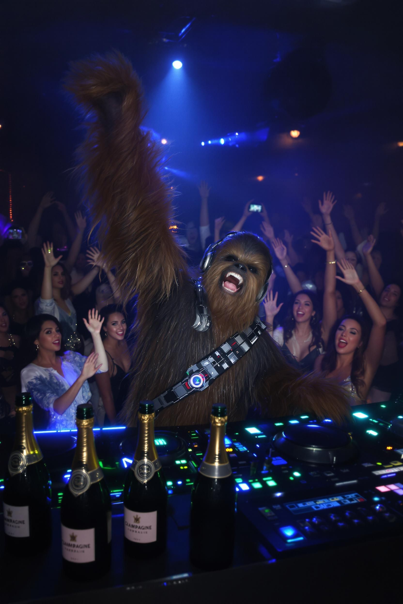 Chewbacca At The Club