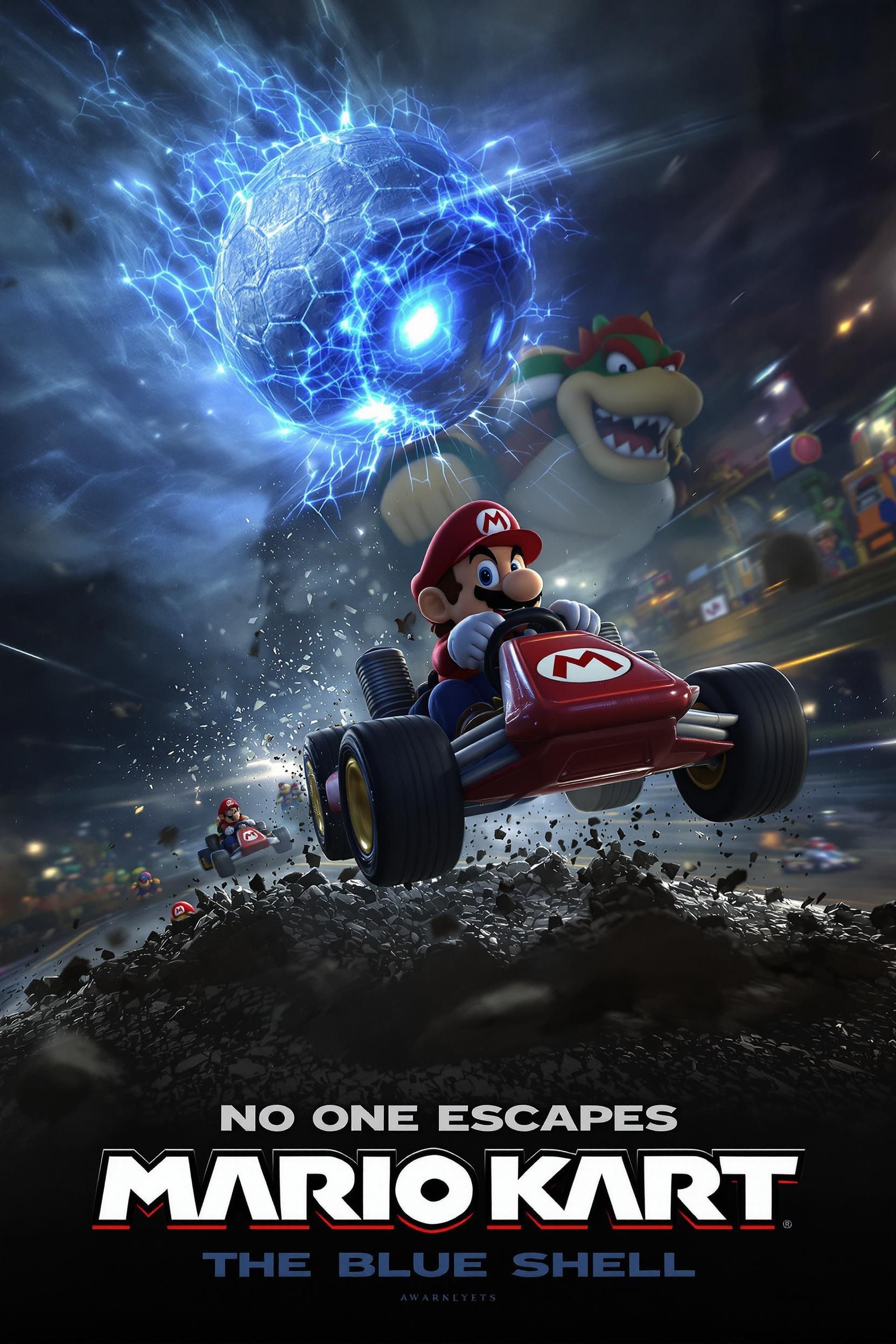 Cinematic Mariokart Movie Poster