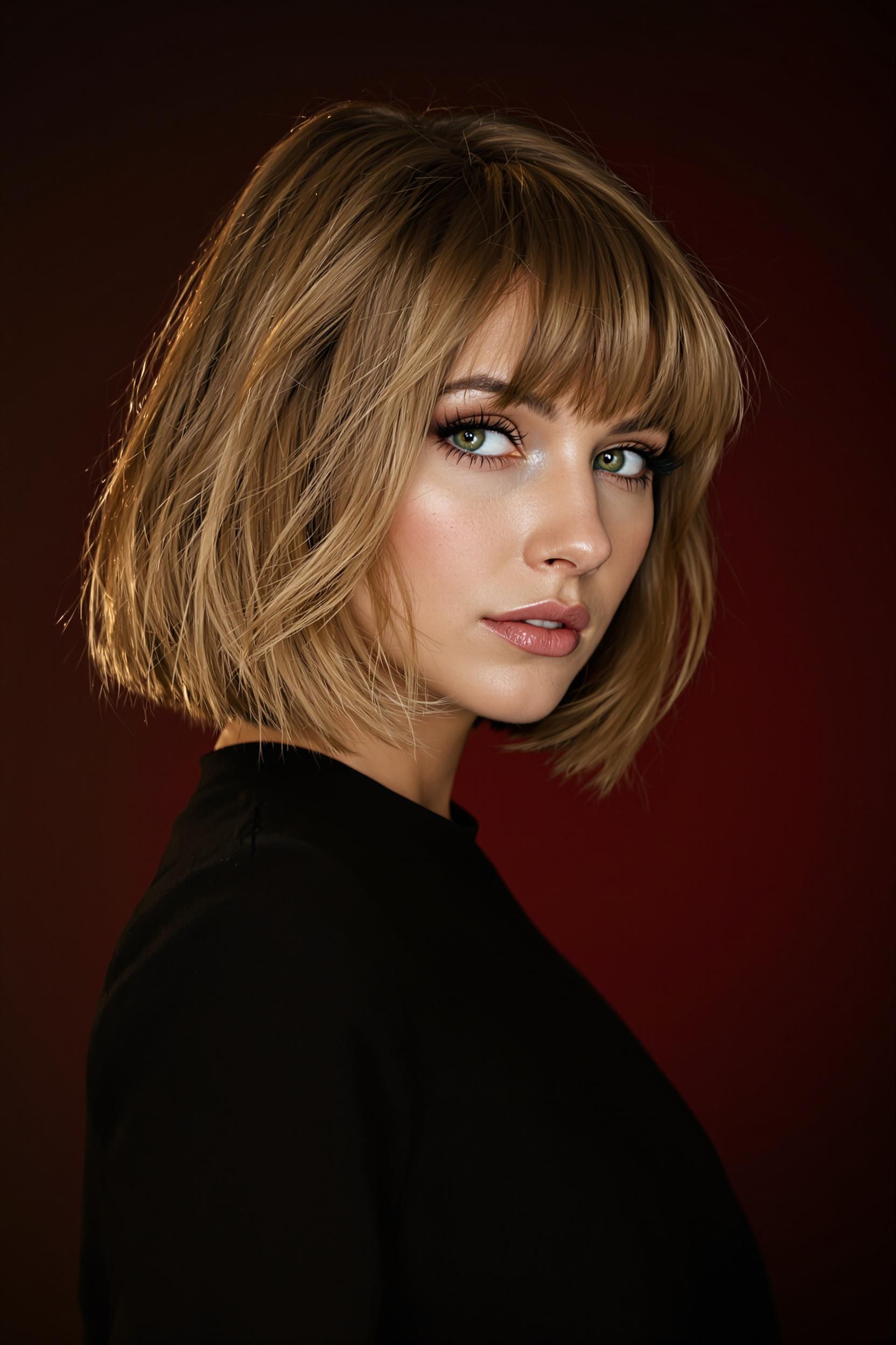 Create A 4K Digital Photograph Of A Beautiful Young Ukrainian Woman With Green Eyes 2