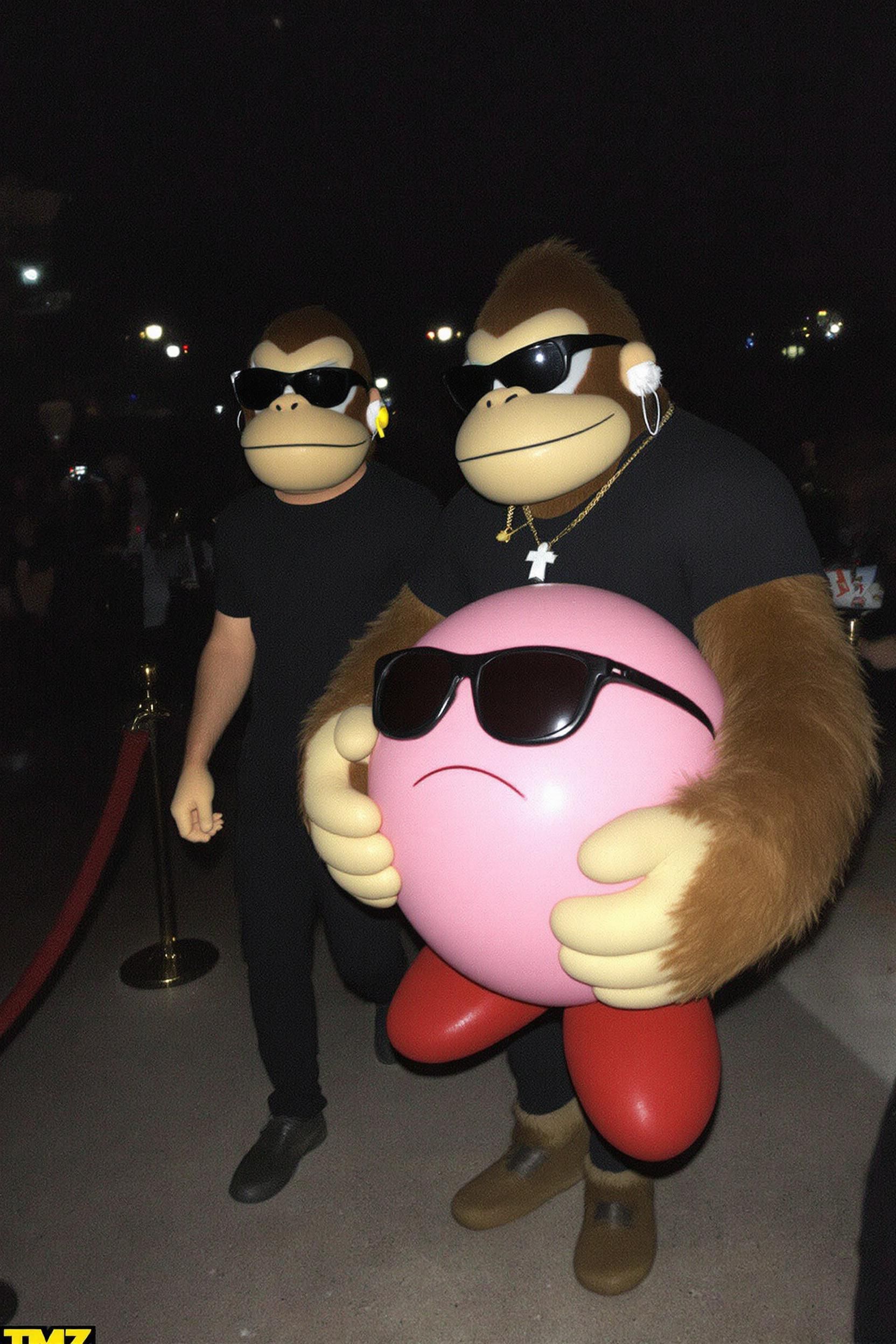 Cute Kirby Leaving The Club At Night