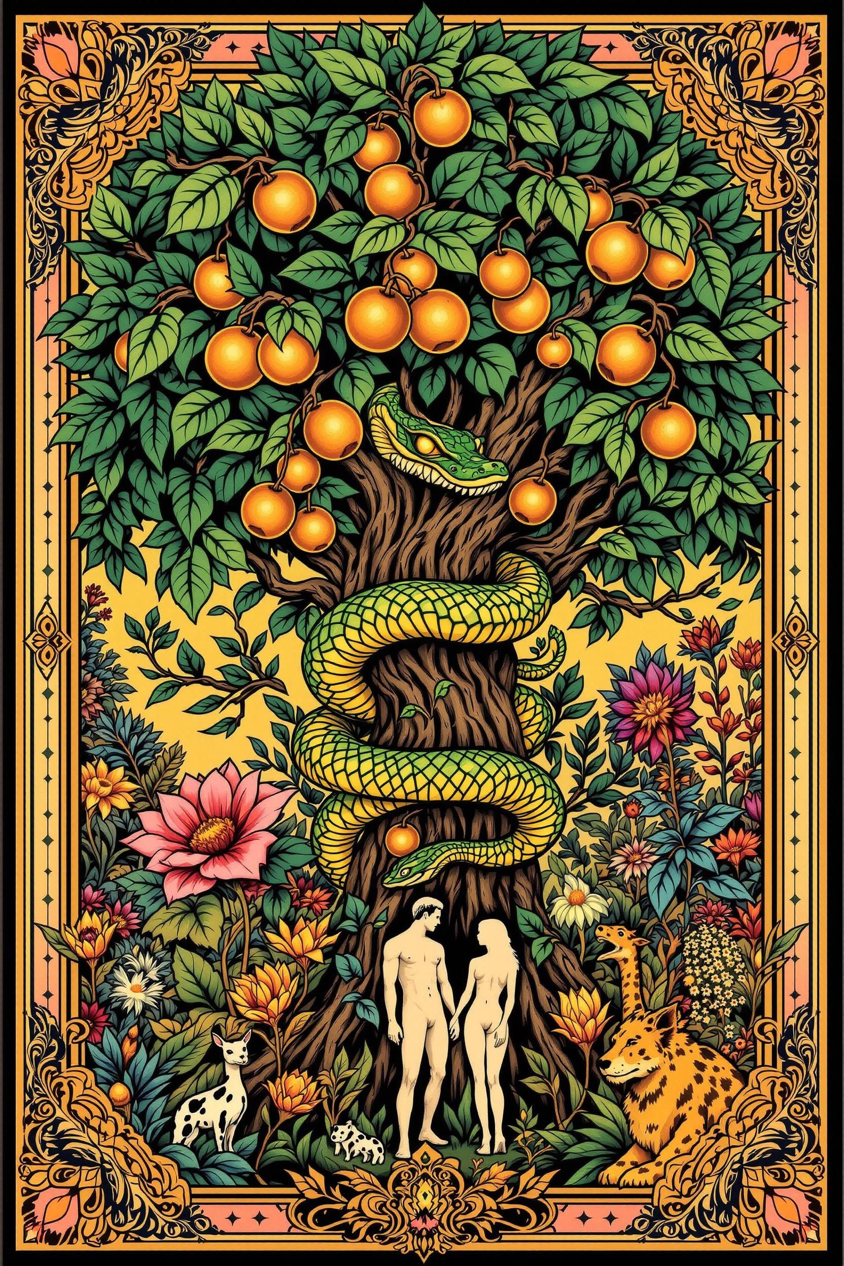Garden Of Eden Tattoo Design 2