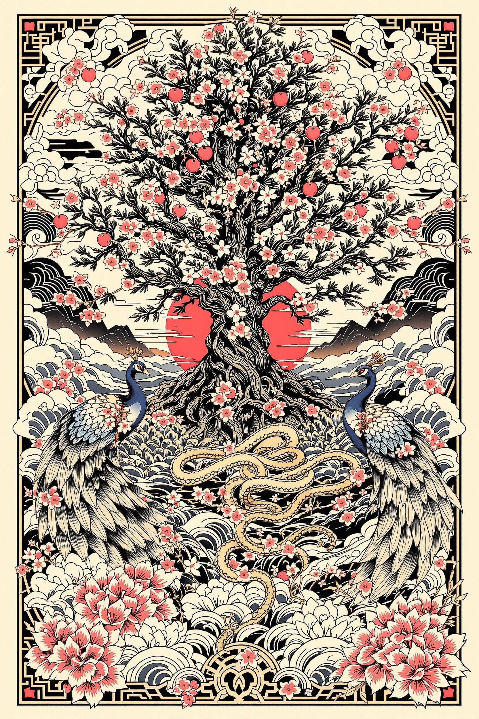 Garden Of Eden Tattoo Design