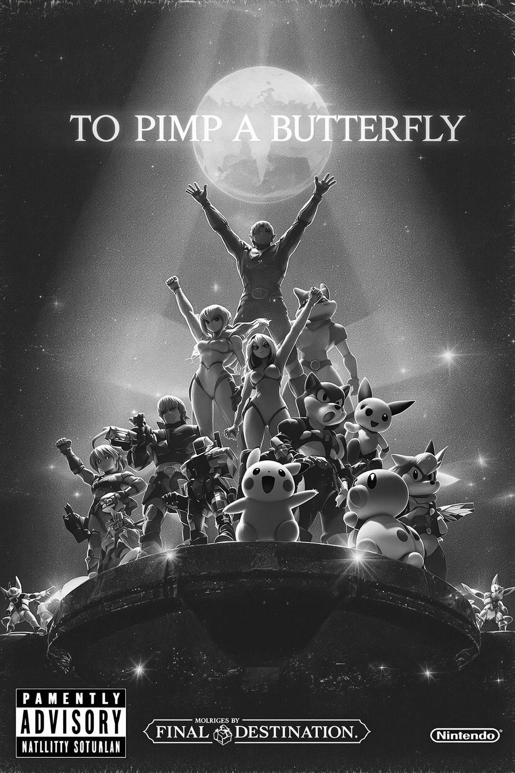 Kendrick Lamar Style Album Art But Its Super Smash Bros Characters