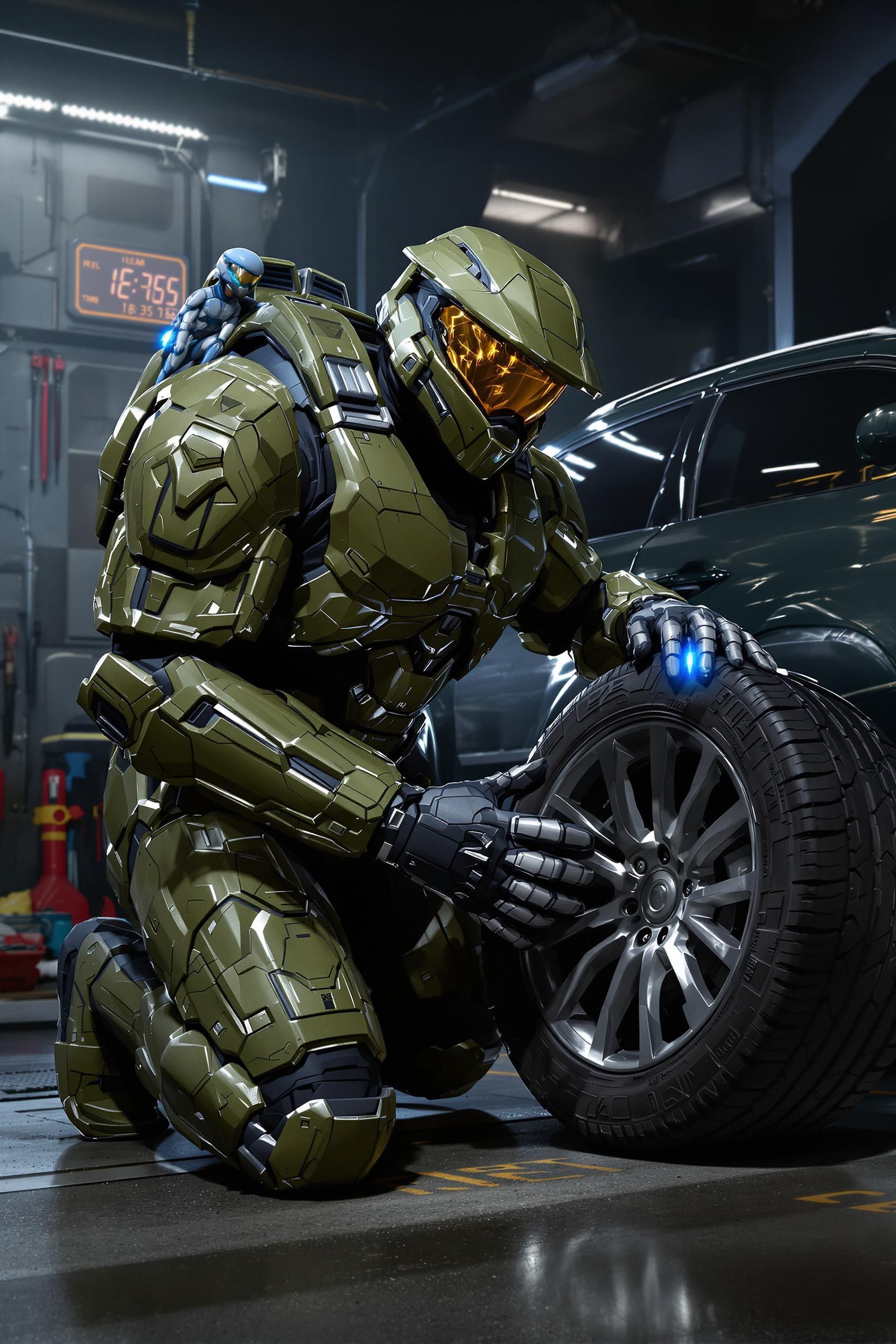 Master Chief Demonstrating How To Fix A 2006 Nissan Murano