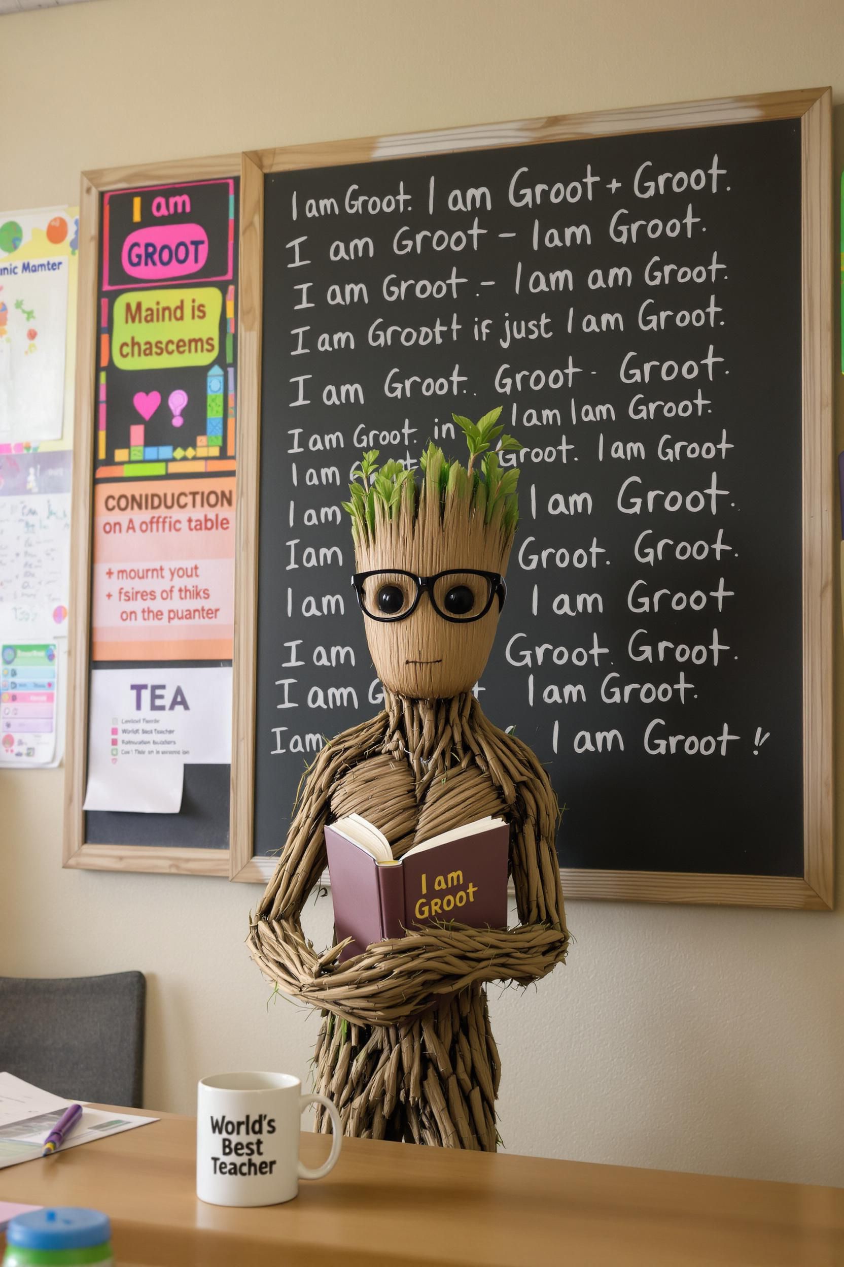 Official Portrait Of Groot As Substitute Teacher
