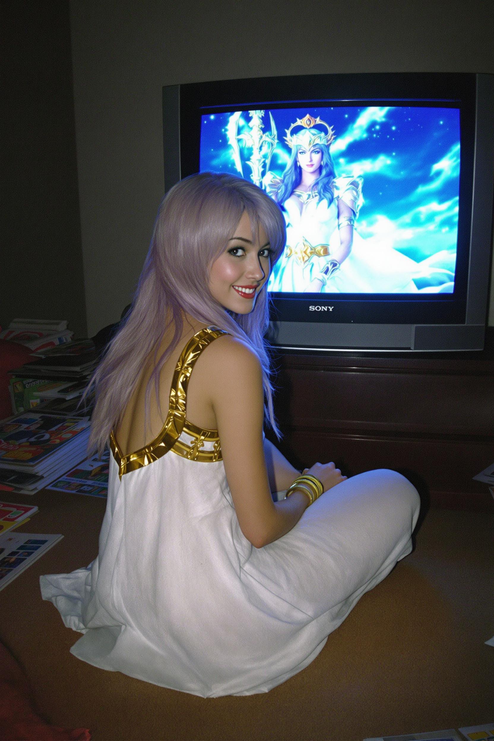 Photo Of Saori Kido (the Reincarnation Of The Goddess Athena