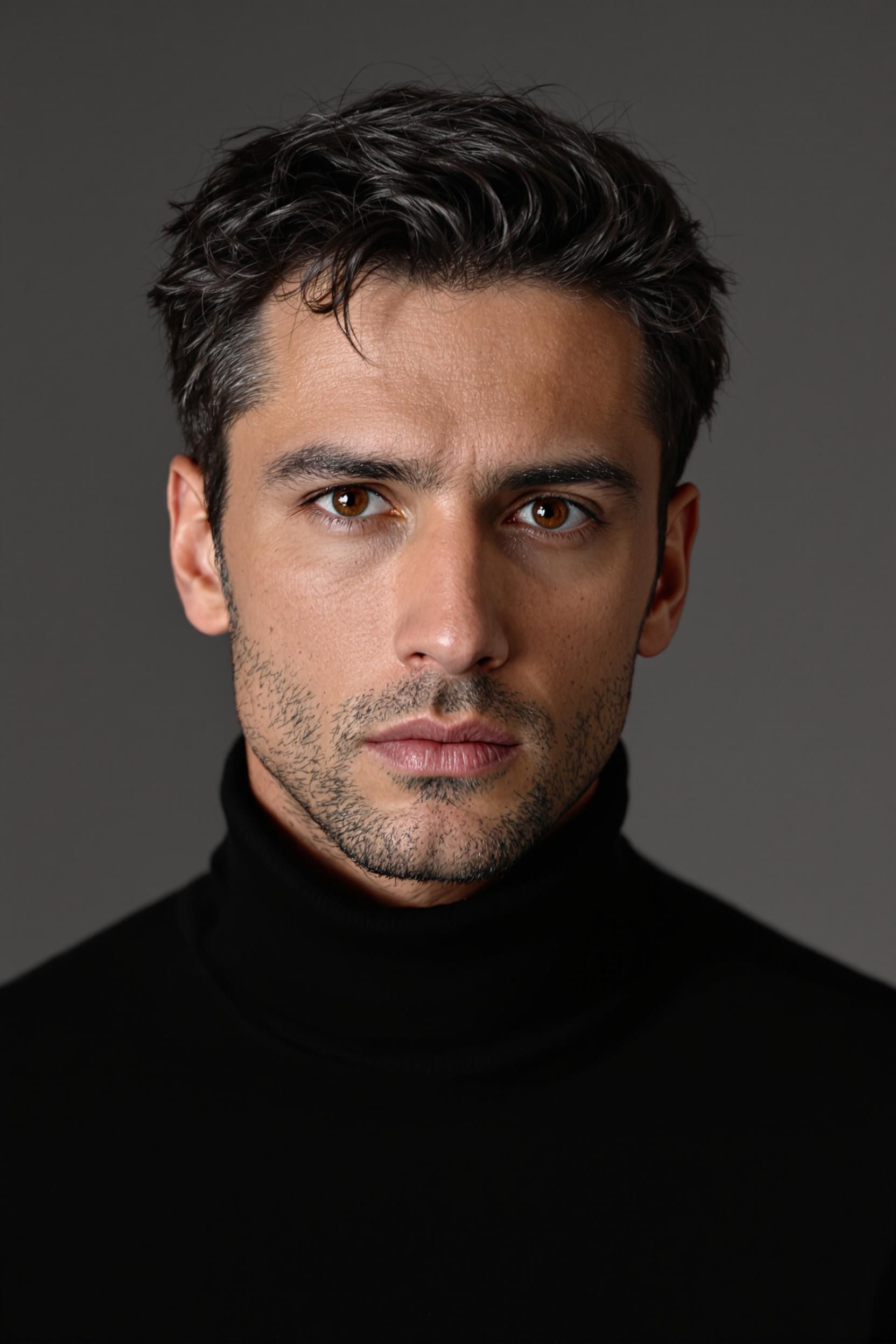 Photograph Of A Tanned Guy With Dark Hair