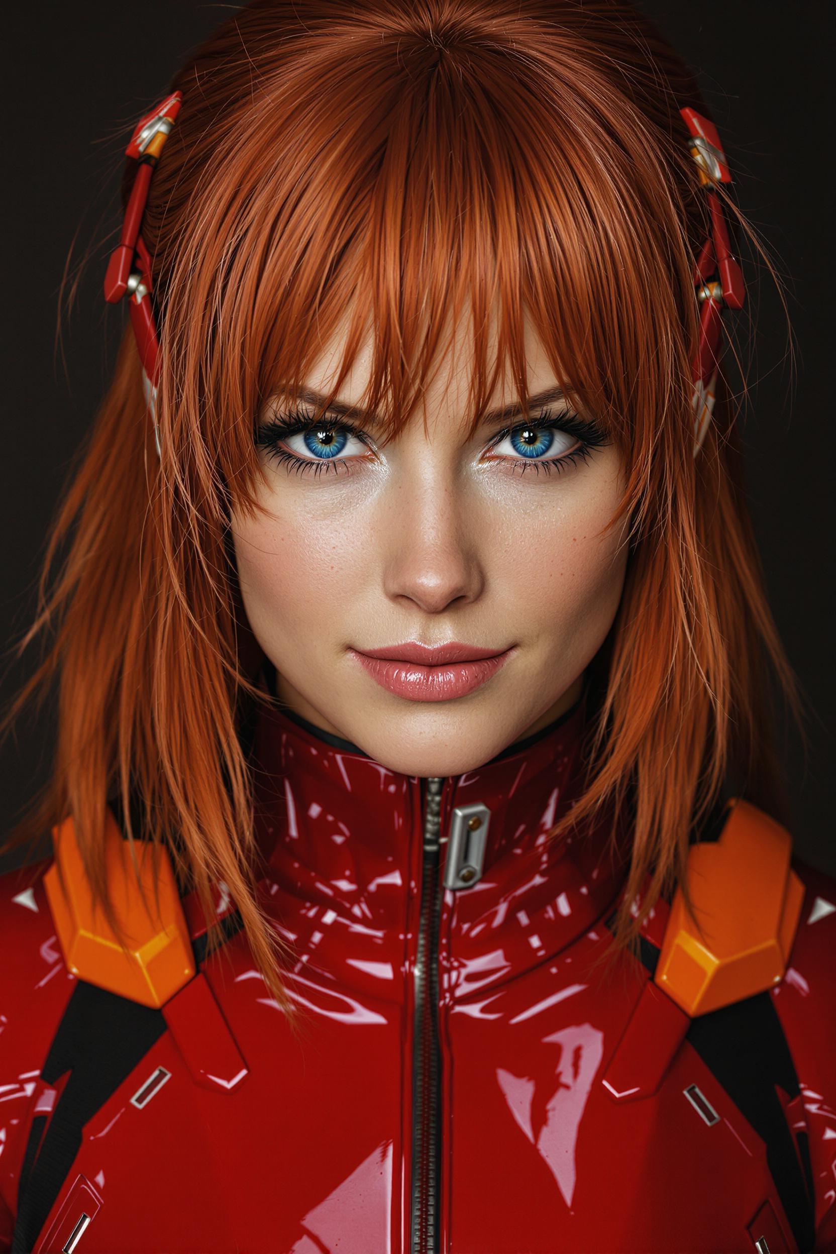 Photorealistic Asuka Langley Soryu