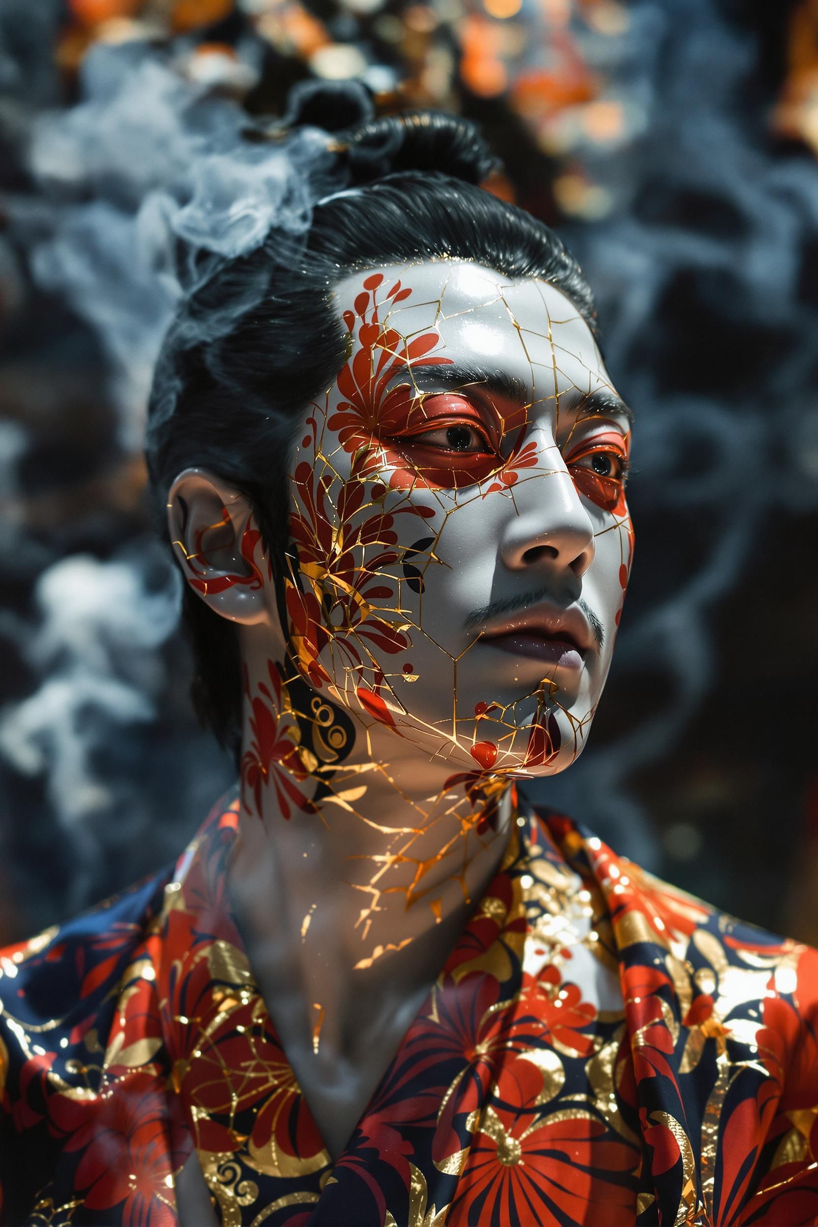 Photorealistic Portrait Of Singer