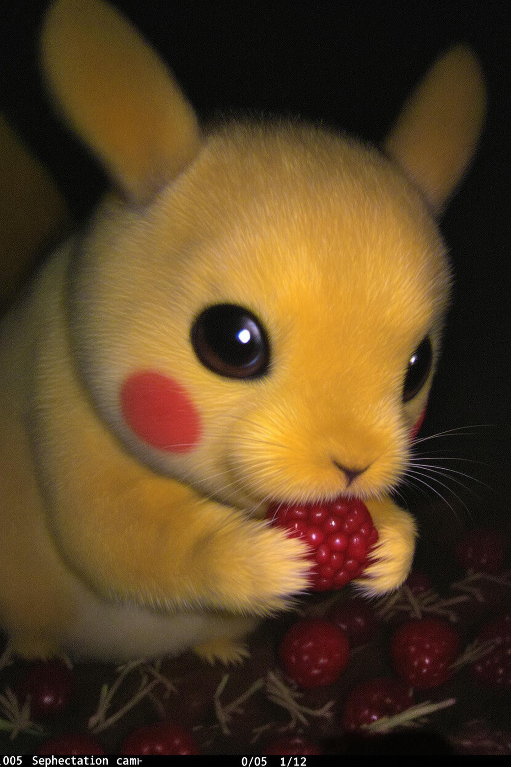 Pikachu Caught On Trail Cam