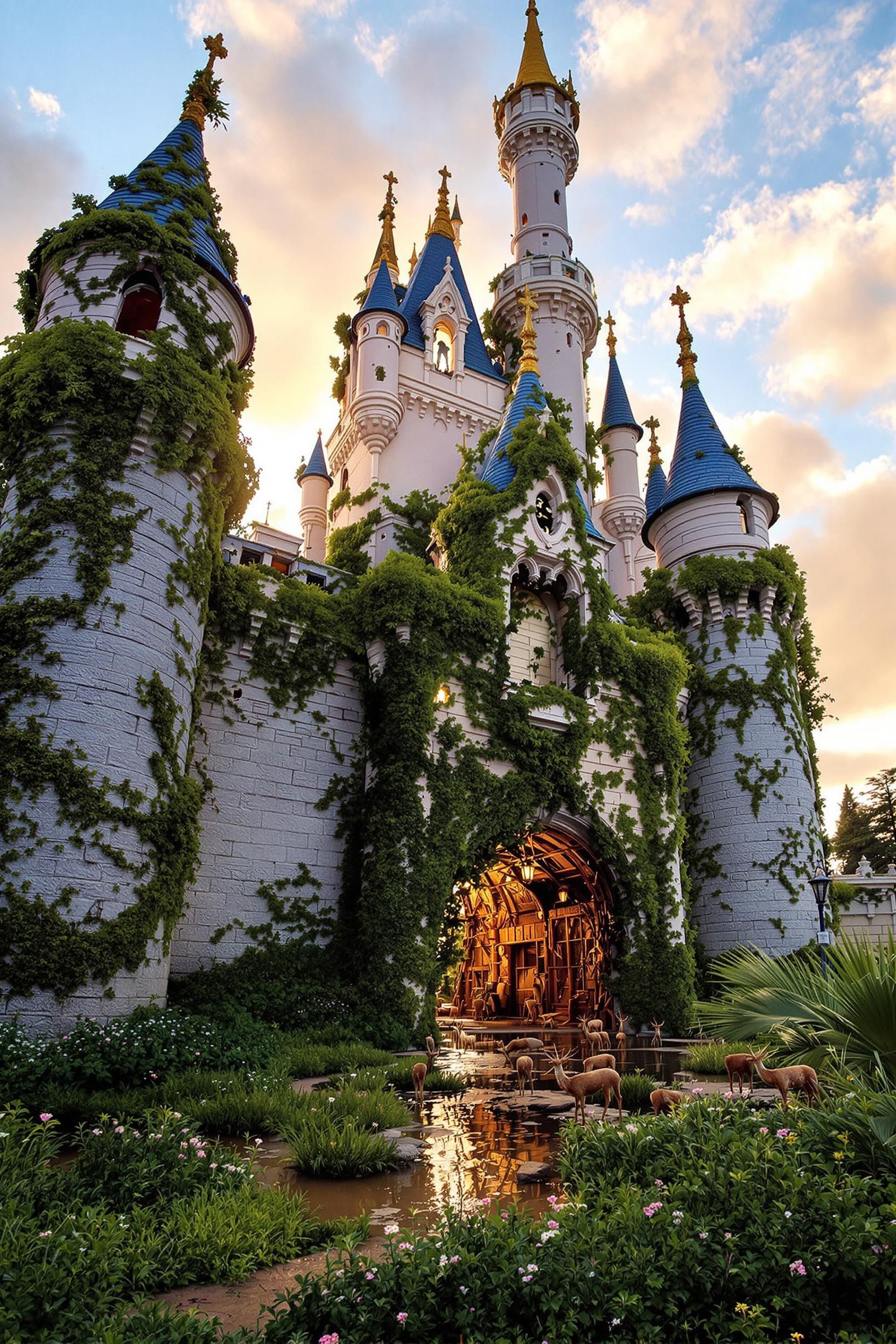 Post Apocalyptic Walt Disney Work Magic Kingdoms