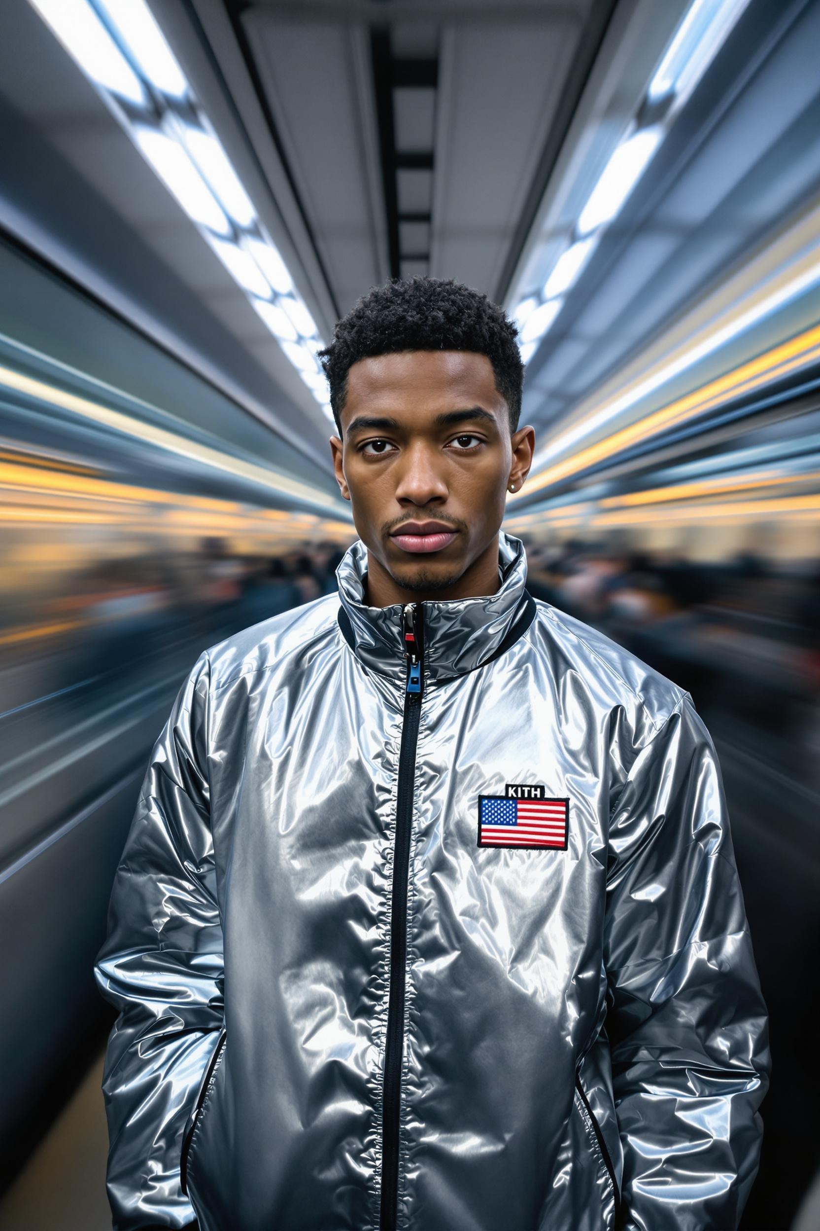Silver KITH Jacket