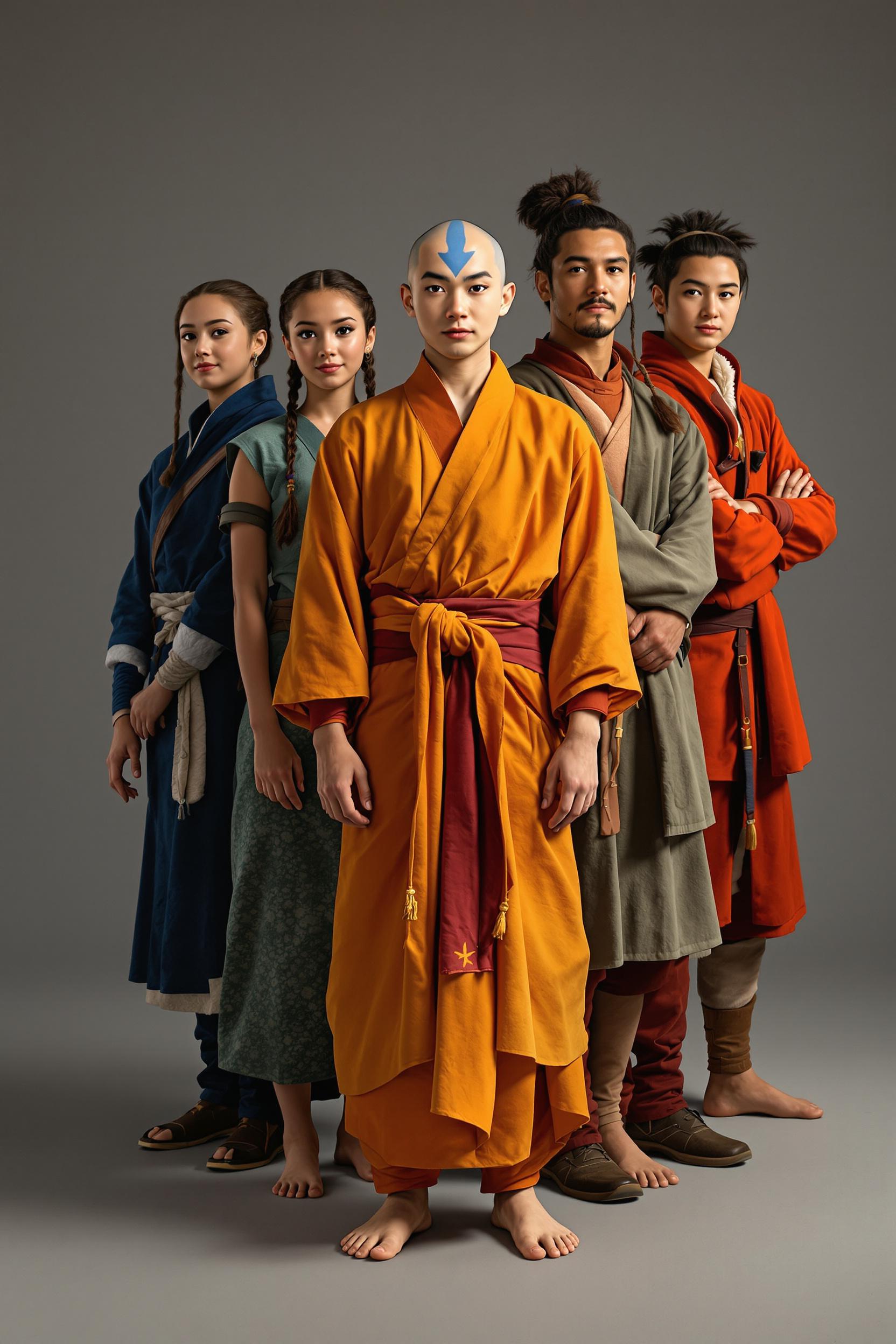 The Kids From Avatar: The Last Airbender As Humans