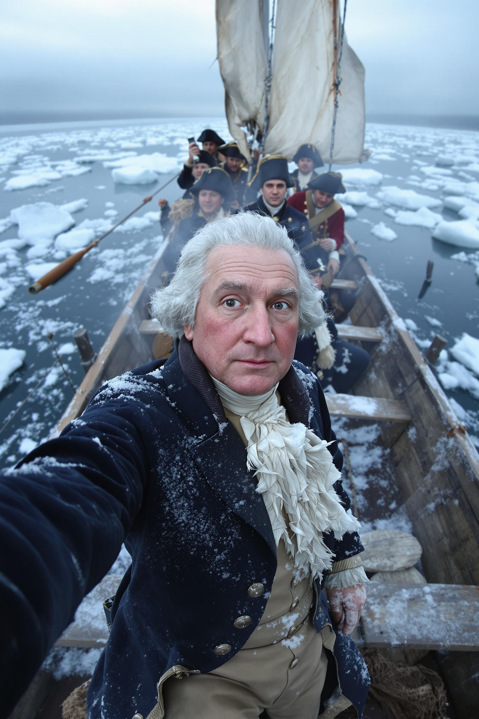 The Selfie That Was Found On George Washington's IPhone
