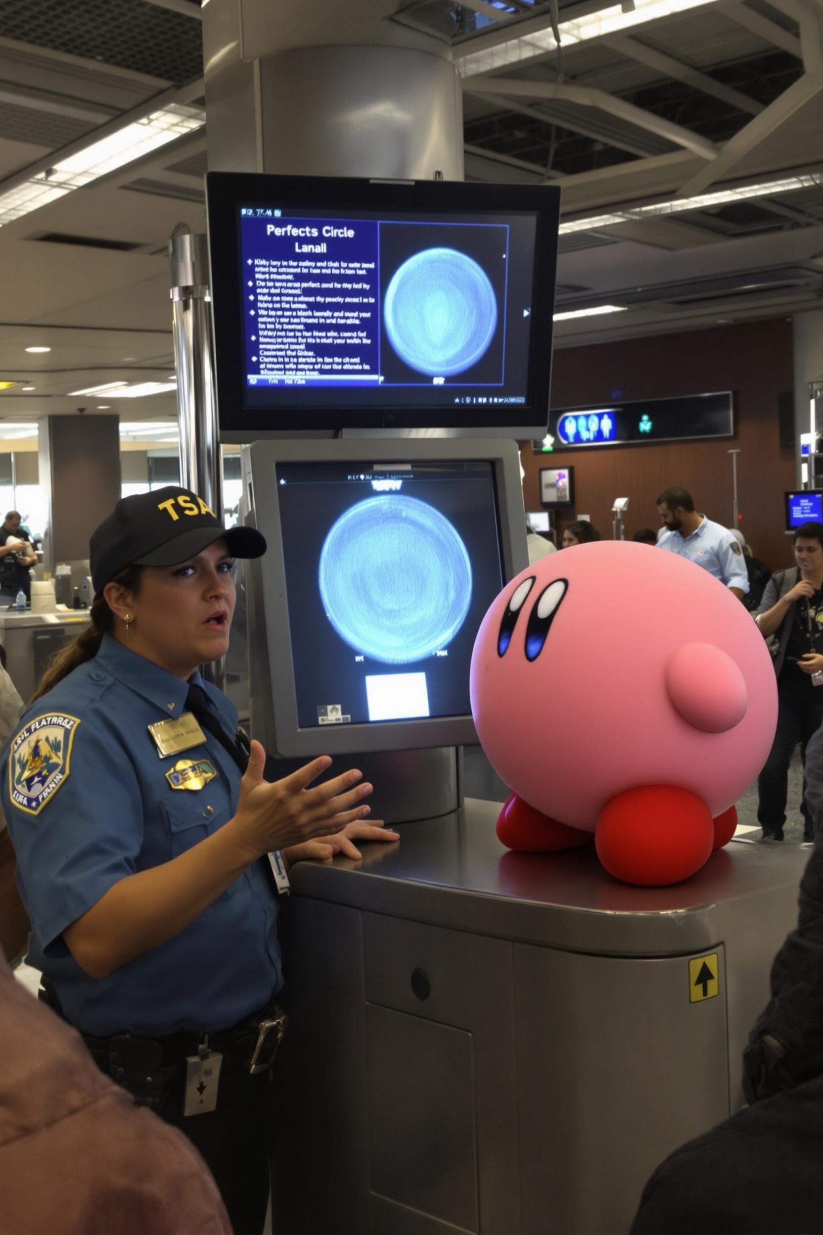 TSA Body Scanner Xray Image Of Kirby