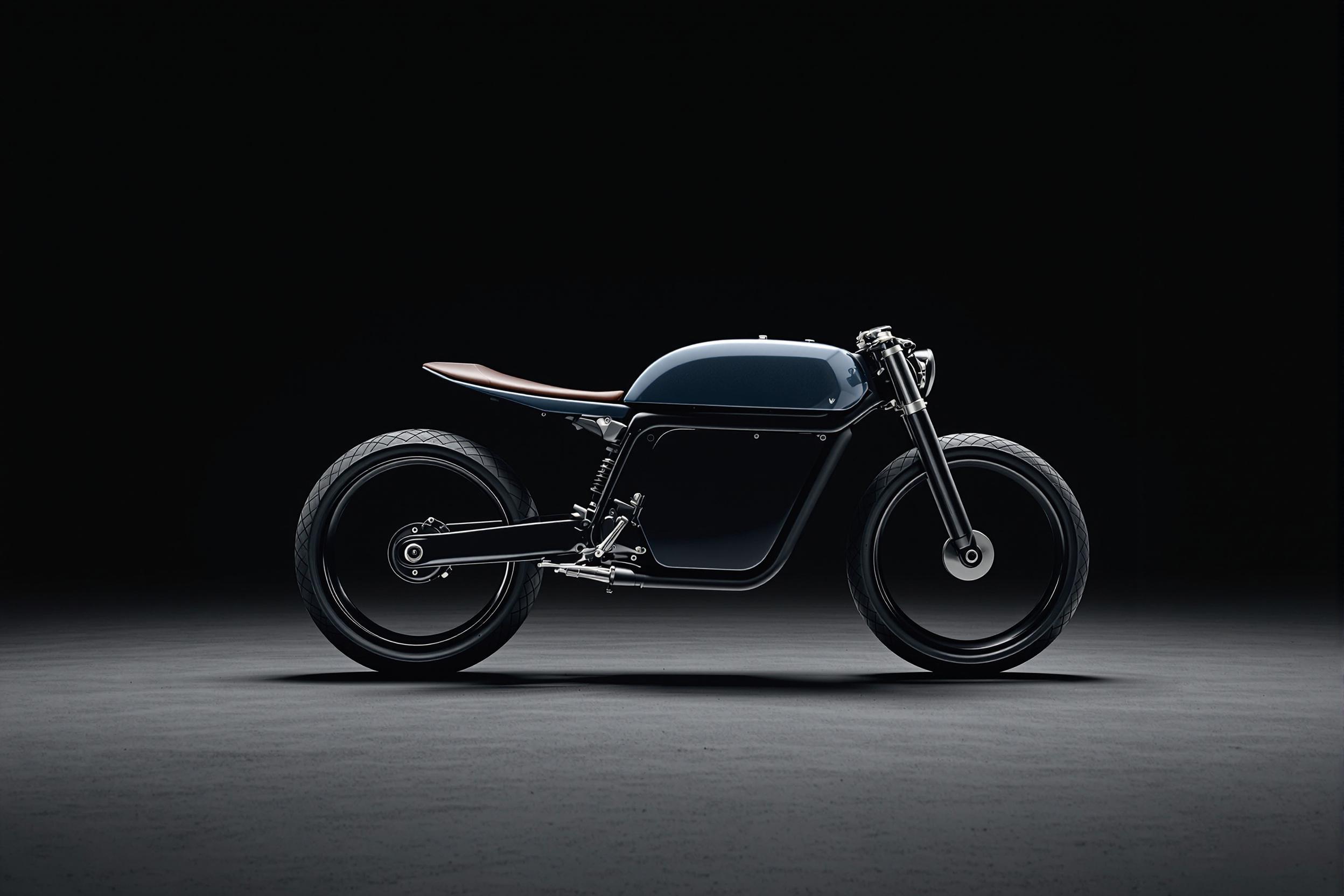 Ultra Futuristic Minimal Design Motorcycle Designed By 8k Resolution