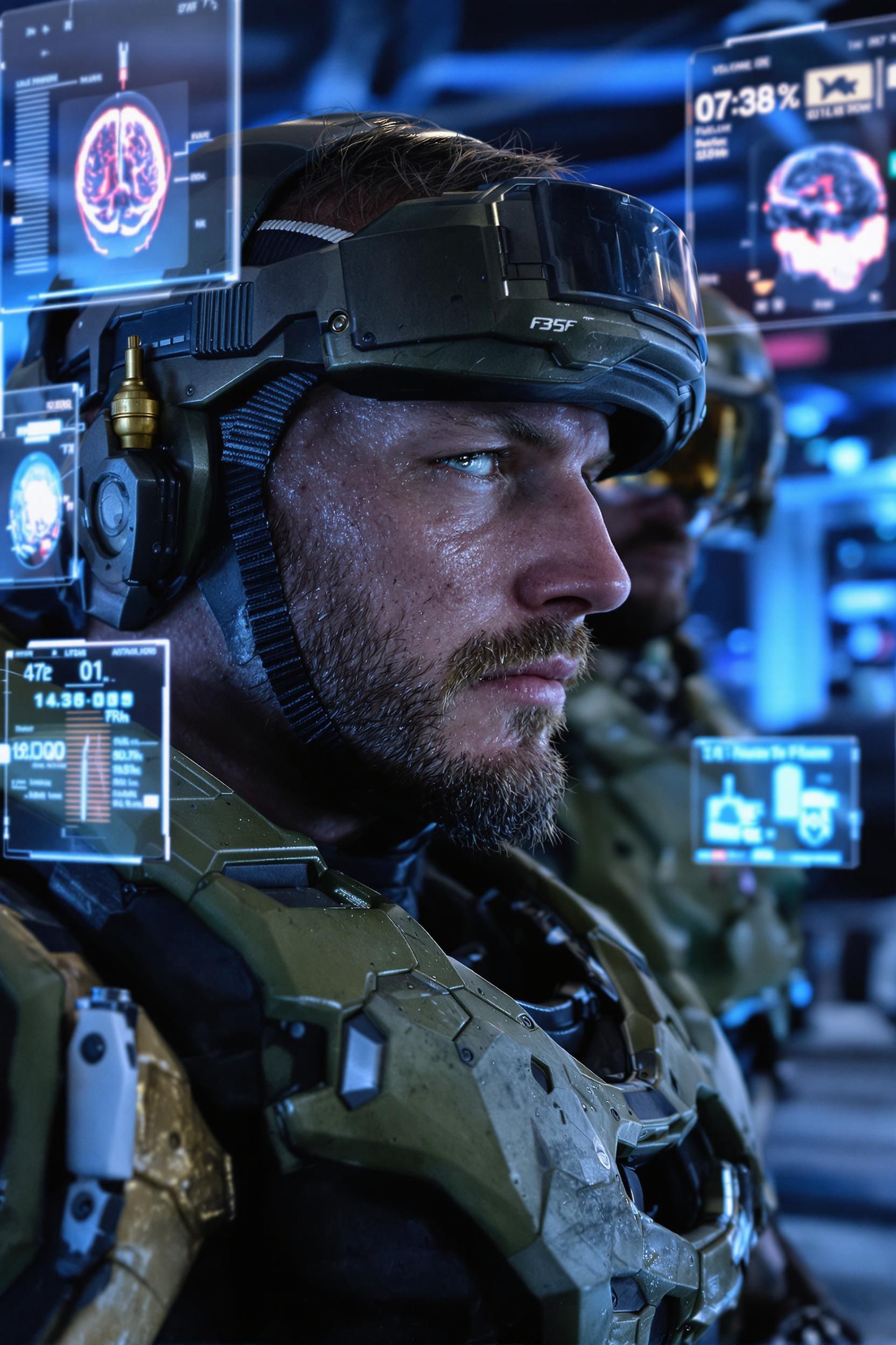 Venom Snake From Metal Gear Solid 5 Receiving Therapy From Master Chief 2