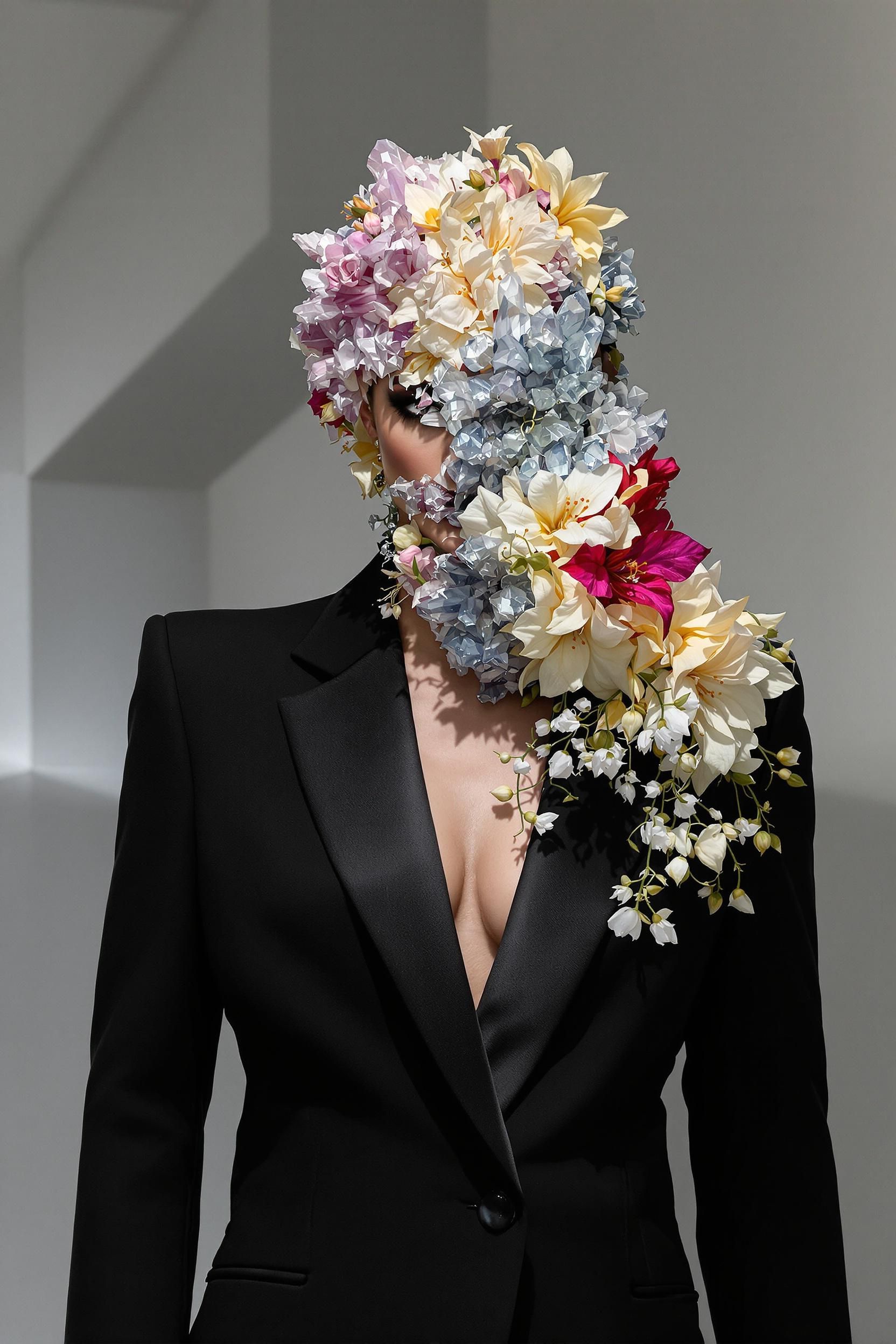 Woman Surrealistic Style Fashionable Editorial 2
