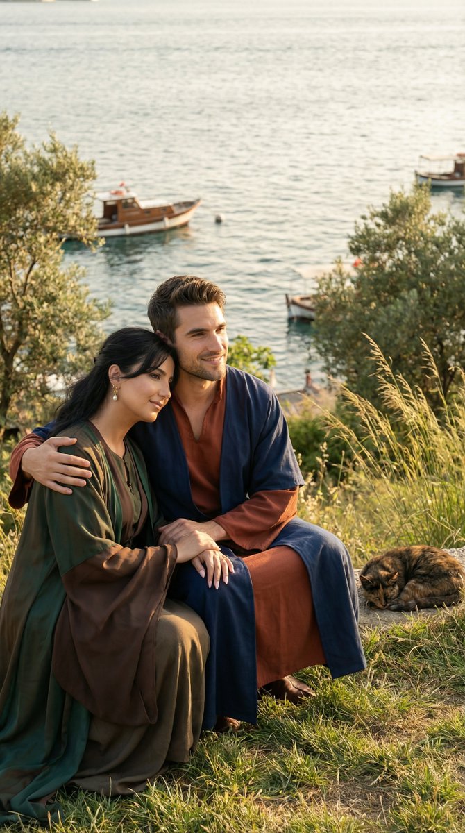 Ottoman Hillside Serene Love