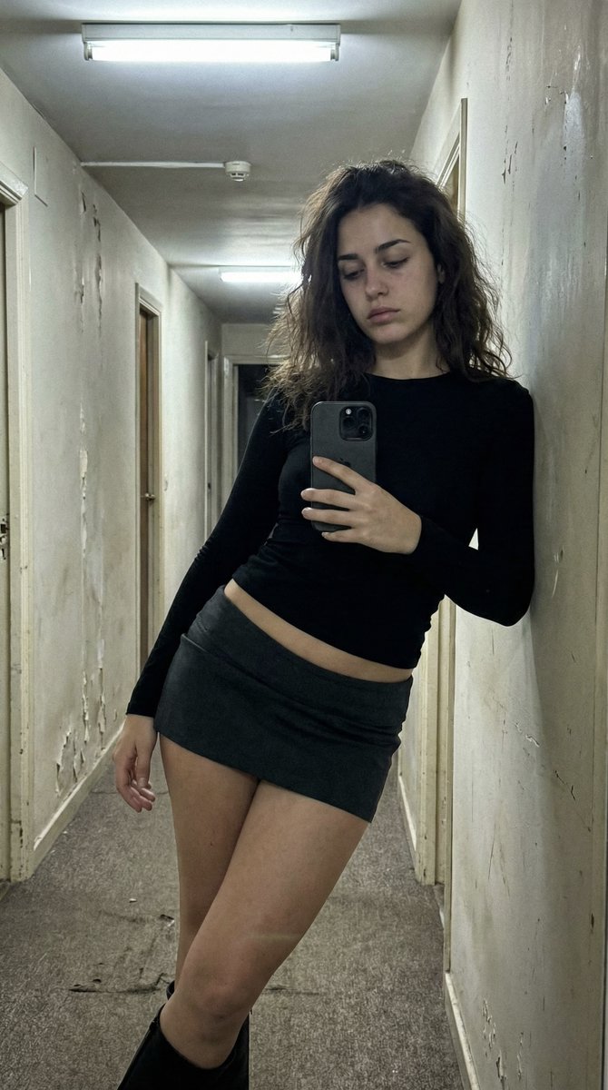 Late Night Hallway Selfie