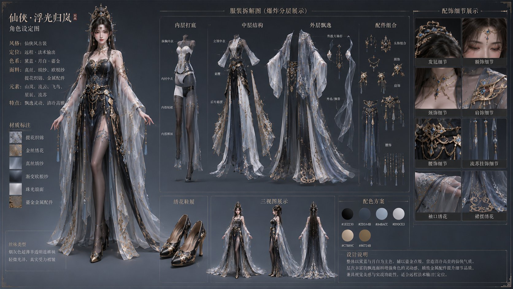 Chinese Ancient Style 3d Female Character Design