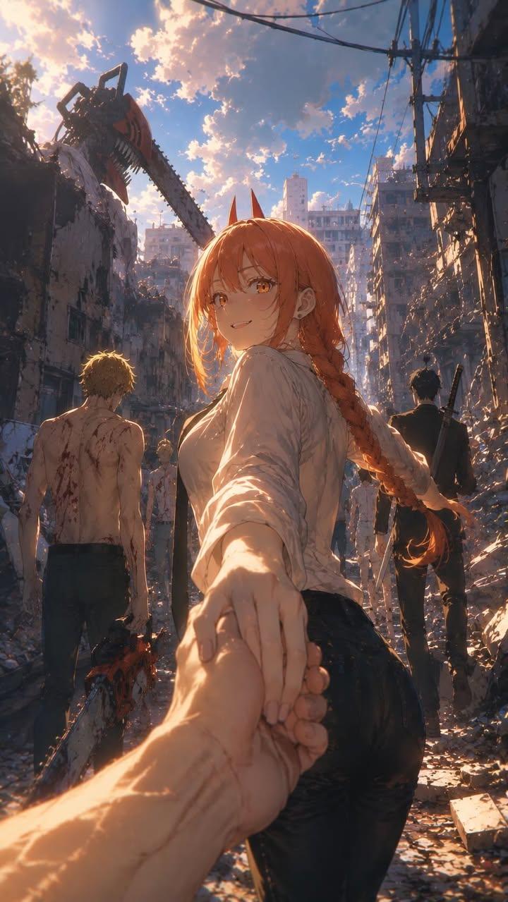Makoto Shinkai Style Girl On Rainy Tokyo Street Anime