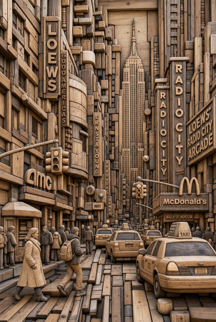 Universal Modular Wood Block Relief System Prompt