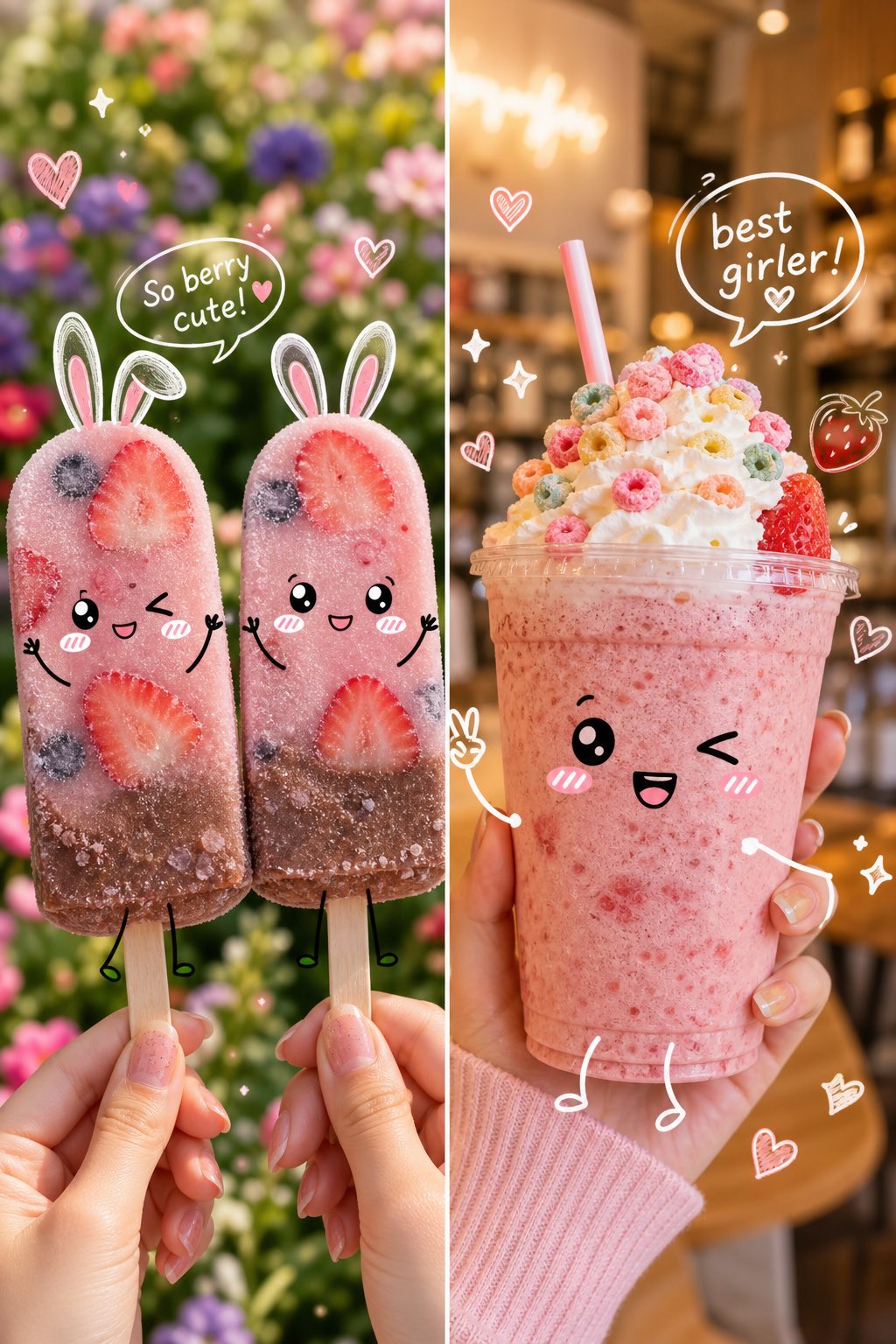 Kawaii Food Doodle Photography Prompts
