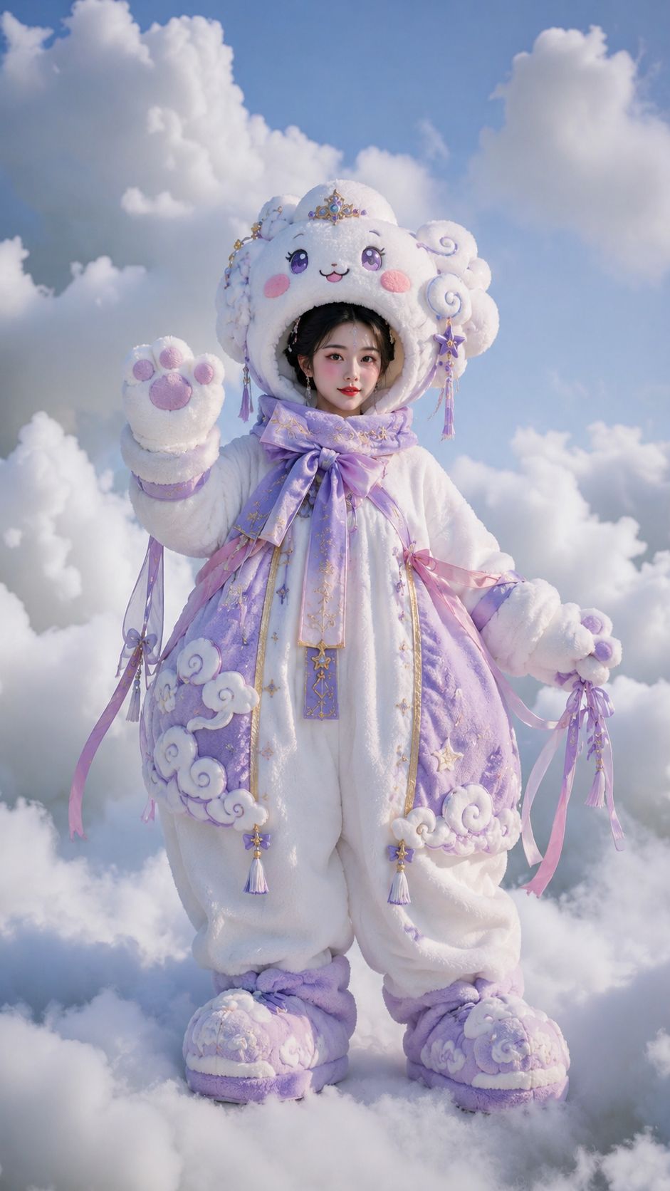 圆润可爱地区吉祥物全身式睡衣 2