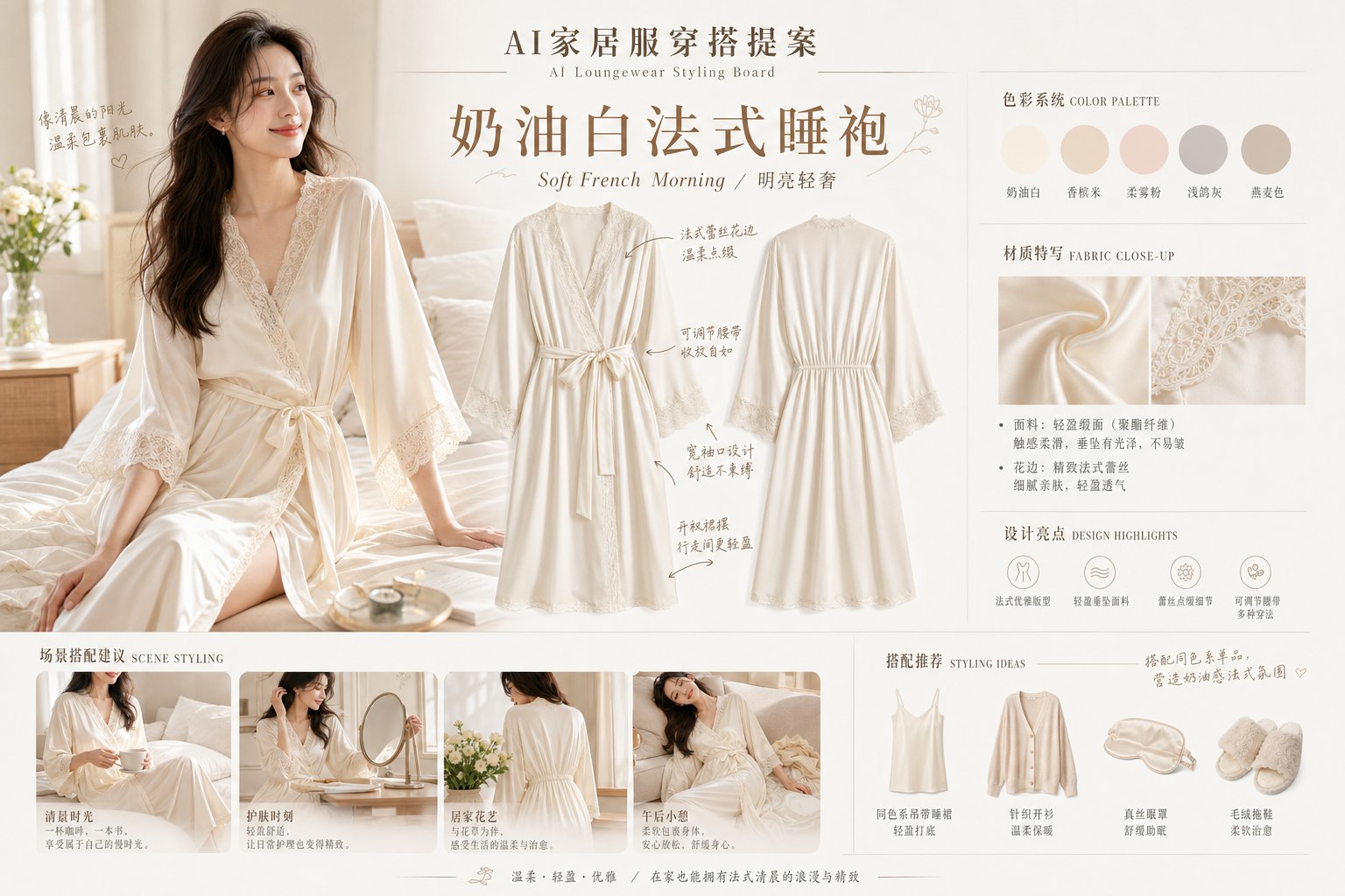 Ai Loungewear Brand Proposal Board Prompt