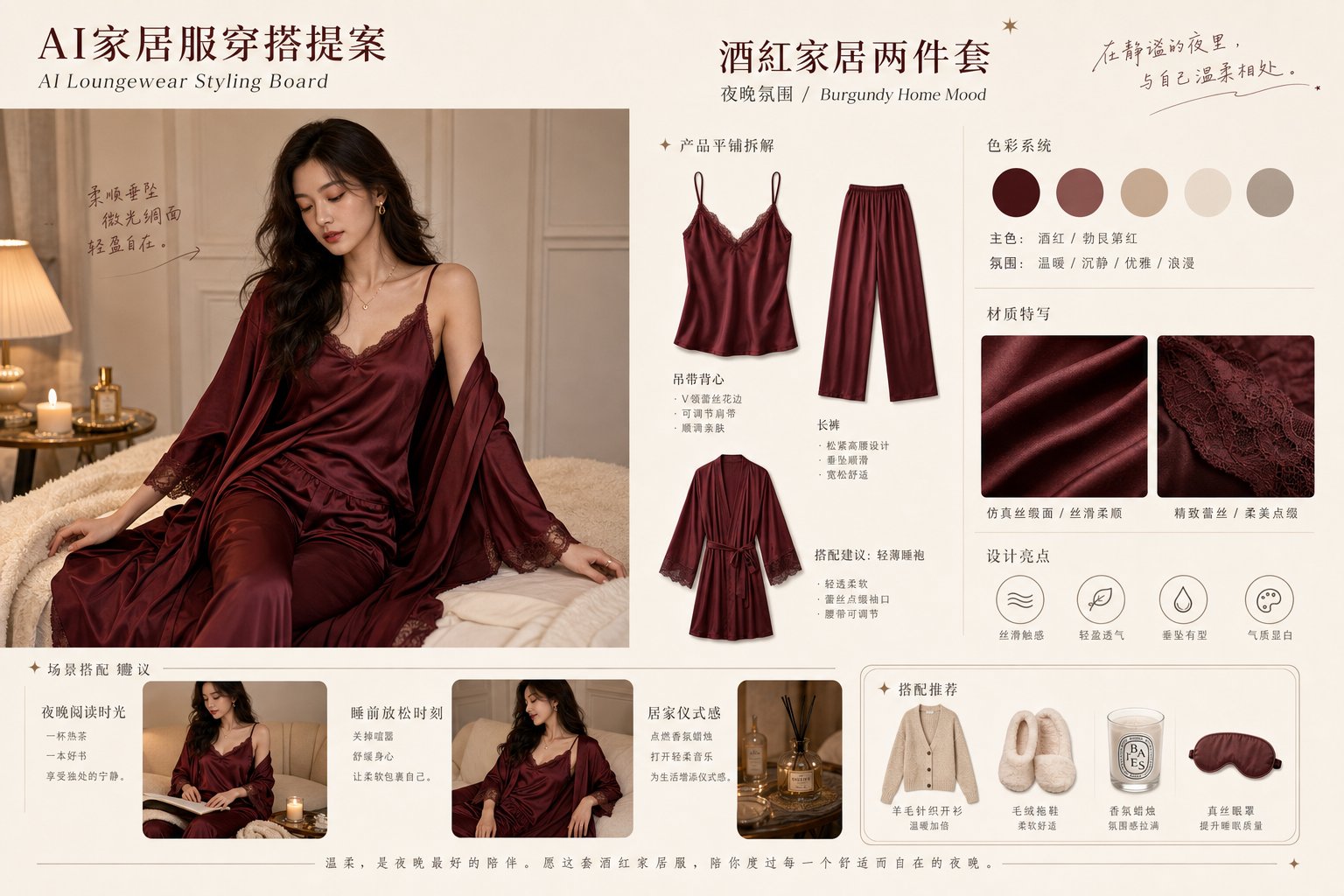 Ai Loungewear Brand Proposal Board Prompt 2